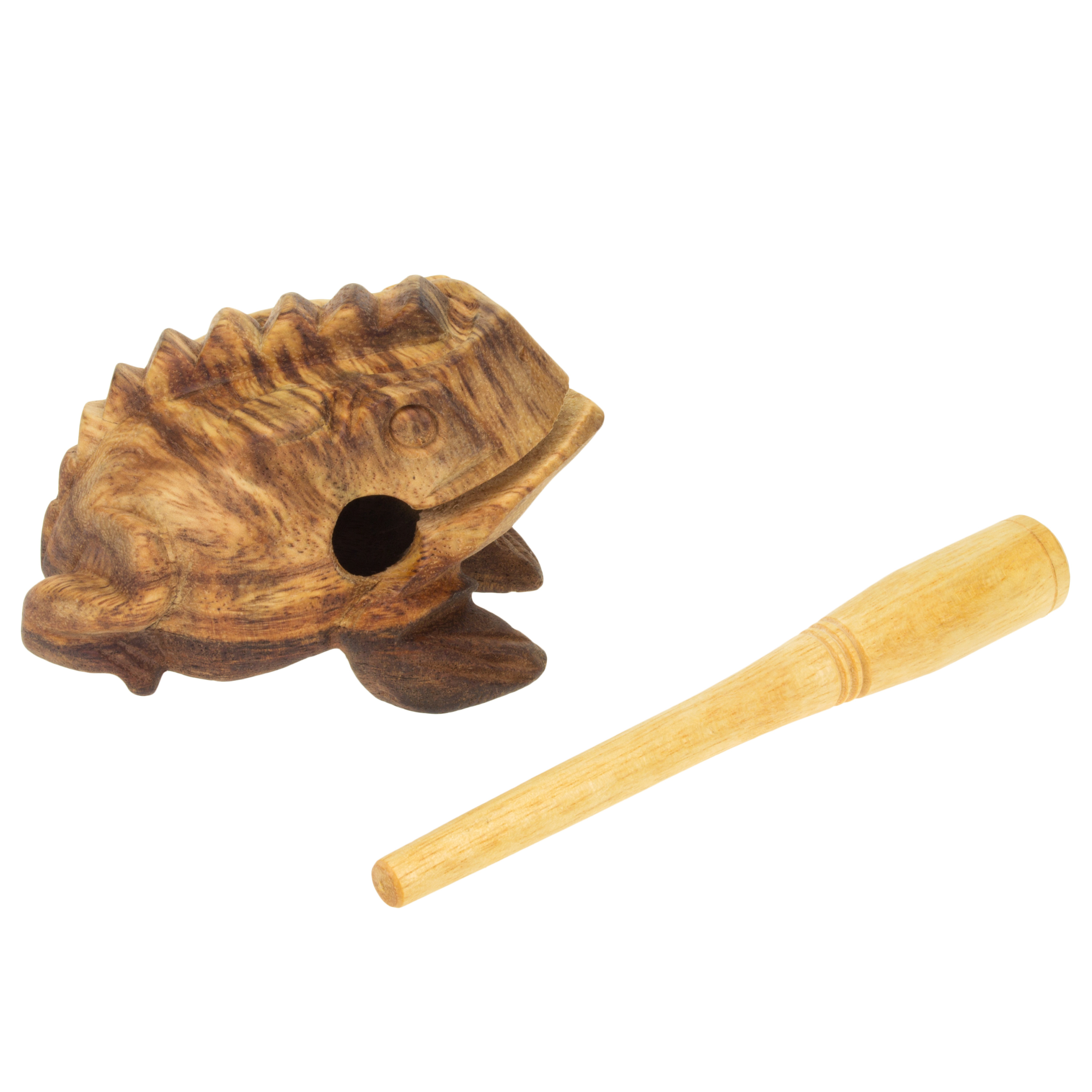 Großer Klangfrosch aus Holz, 11,5 cm