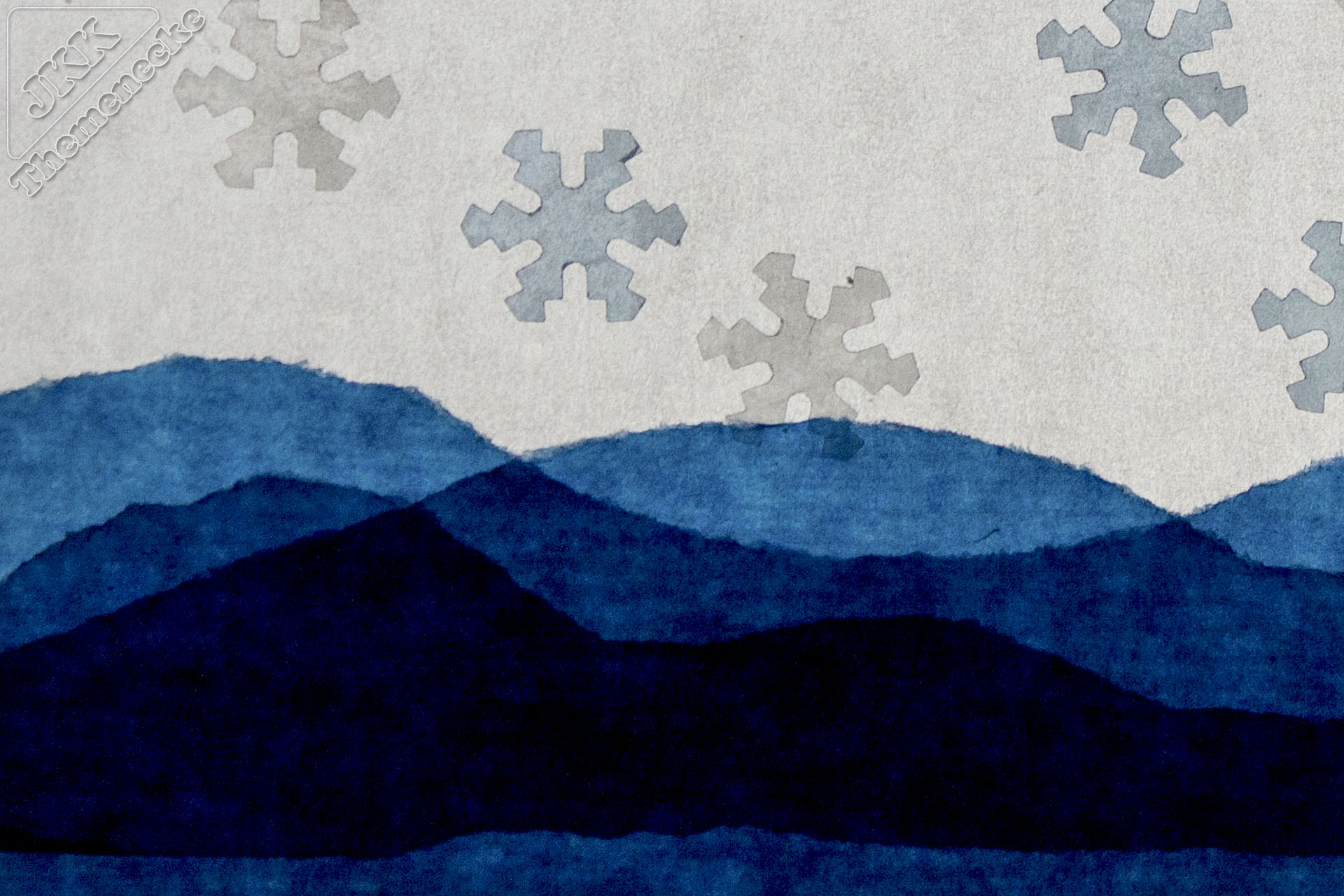 Winterliche Lagenfensterbilder Lagen-Landschaft