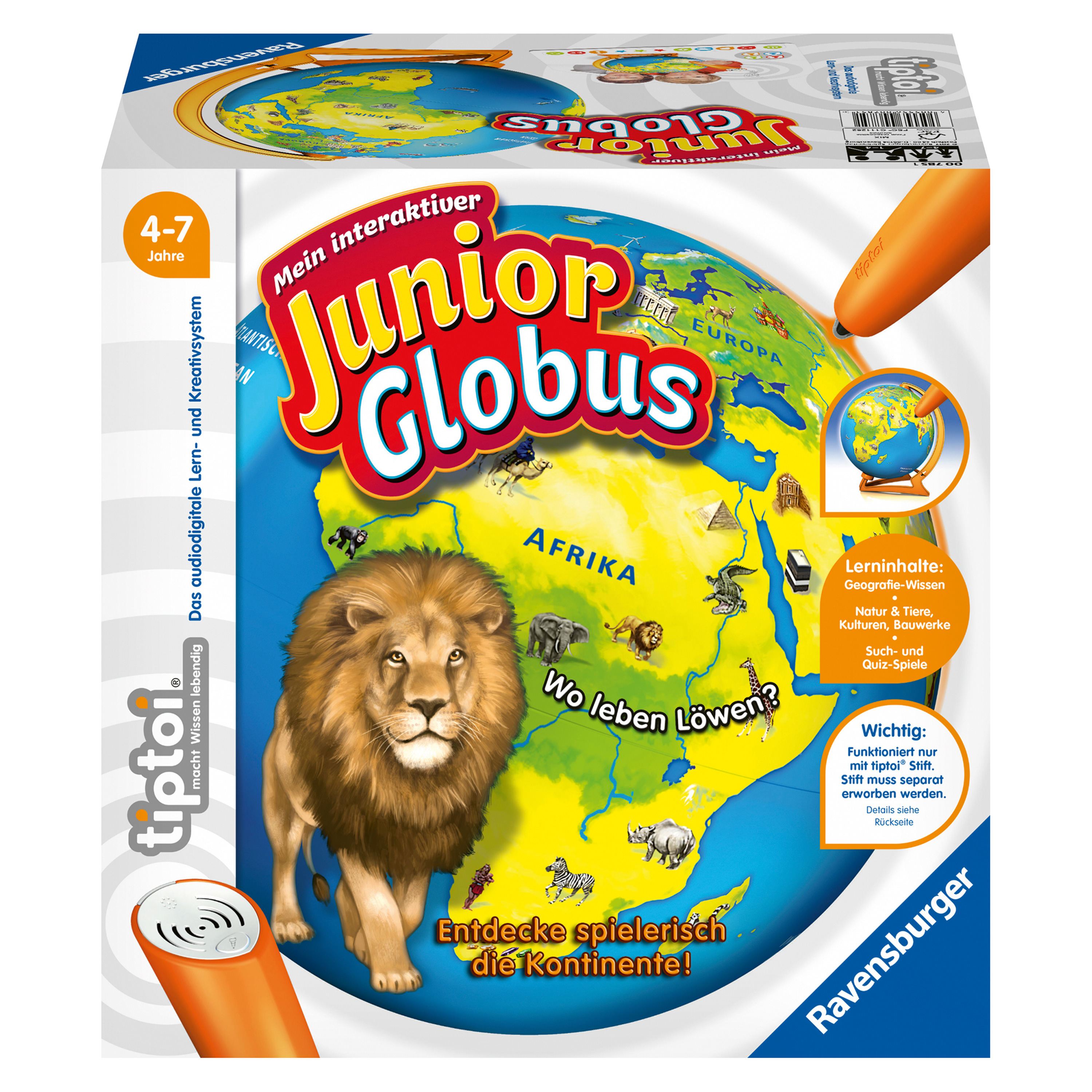 tiptoi® Lernspiel 'Mein interaktiver Junior Globus'