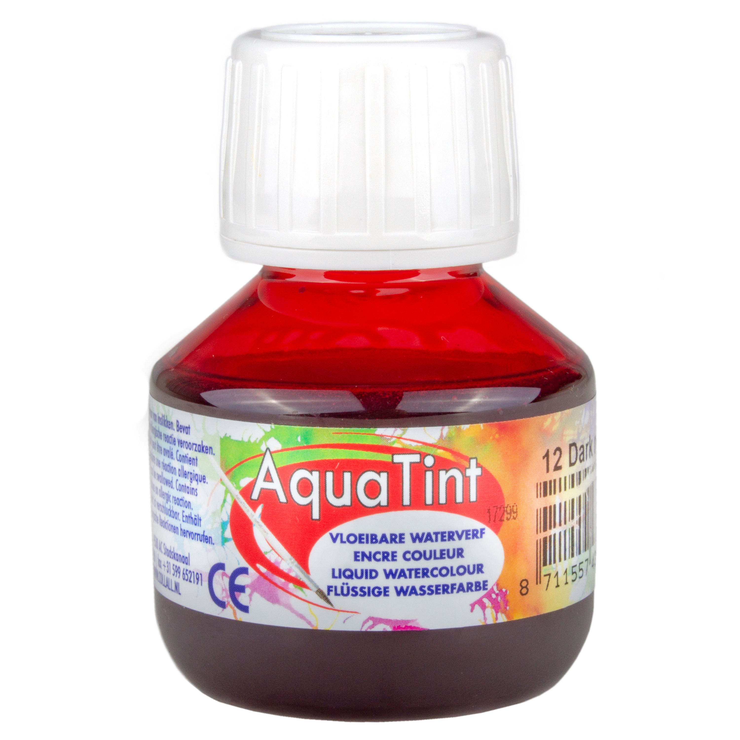 AquaTint 'rot', hochwertige Pigmentierung, 50 ml