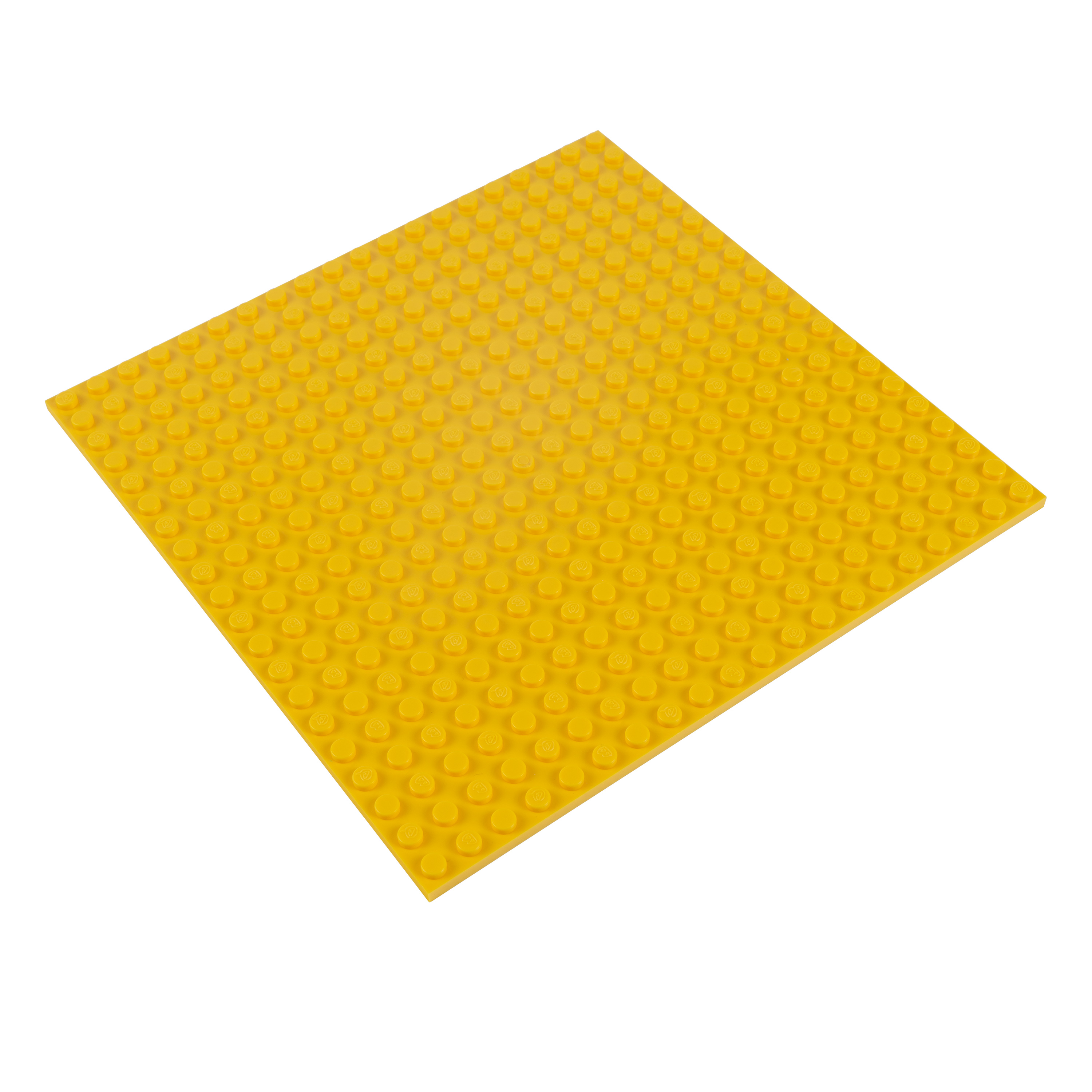Q-Bricks Grundplatte mit 20 x 20 Noppen, gelb