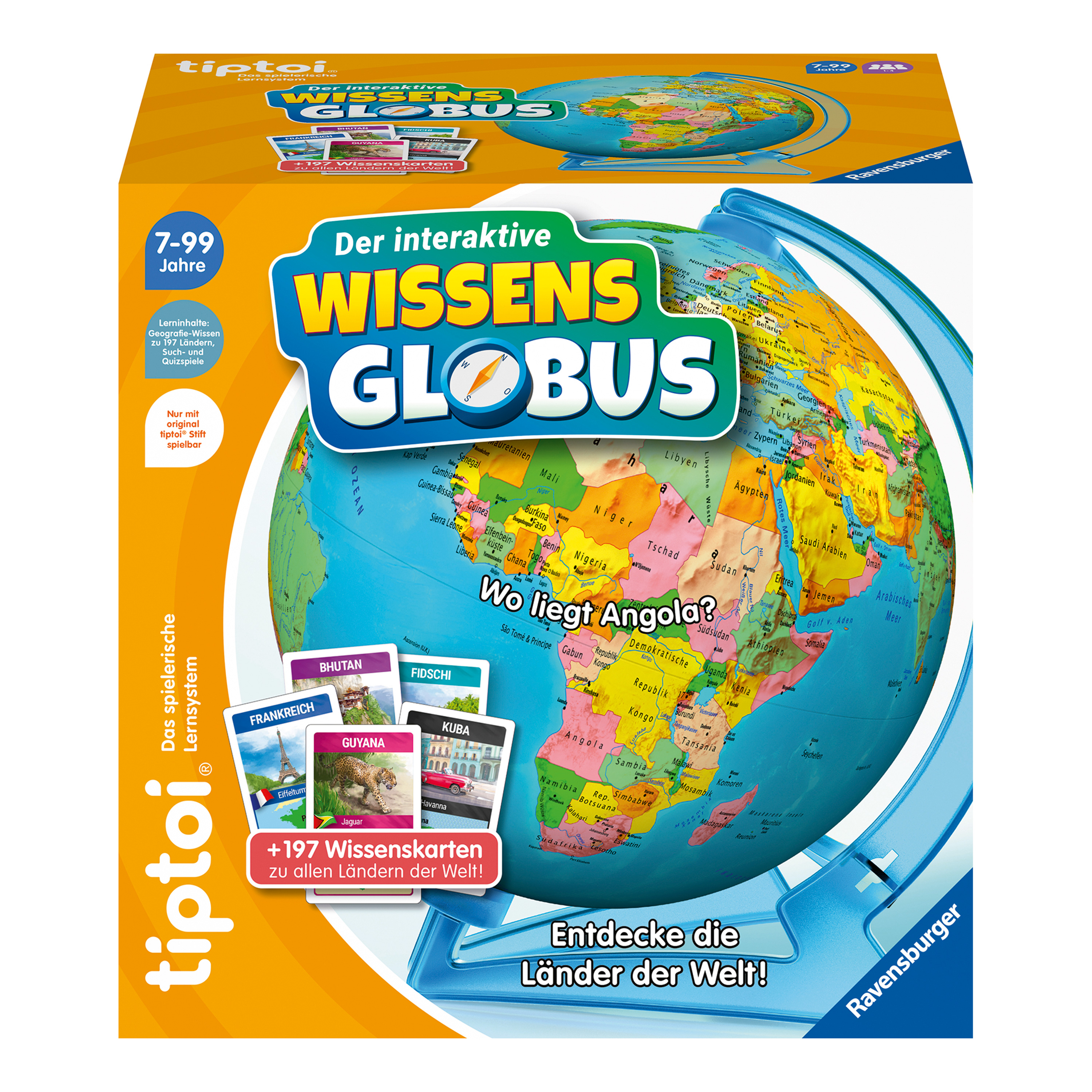 tiptoi® Spiel 'Der interaktive Wissens-Globus'