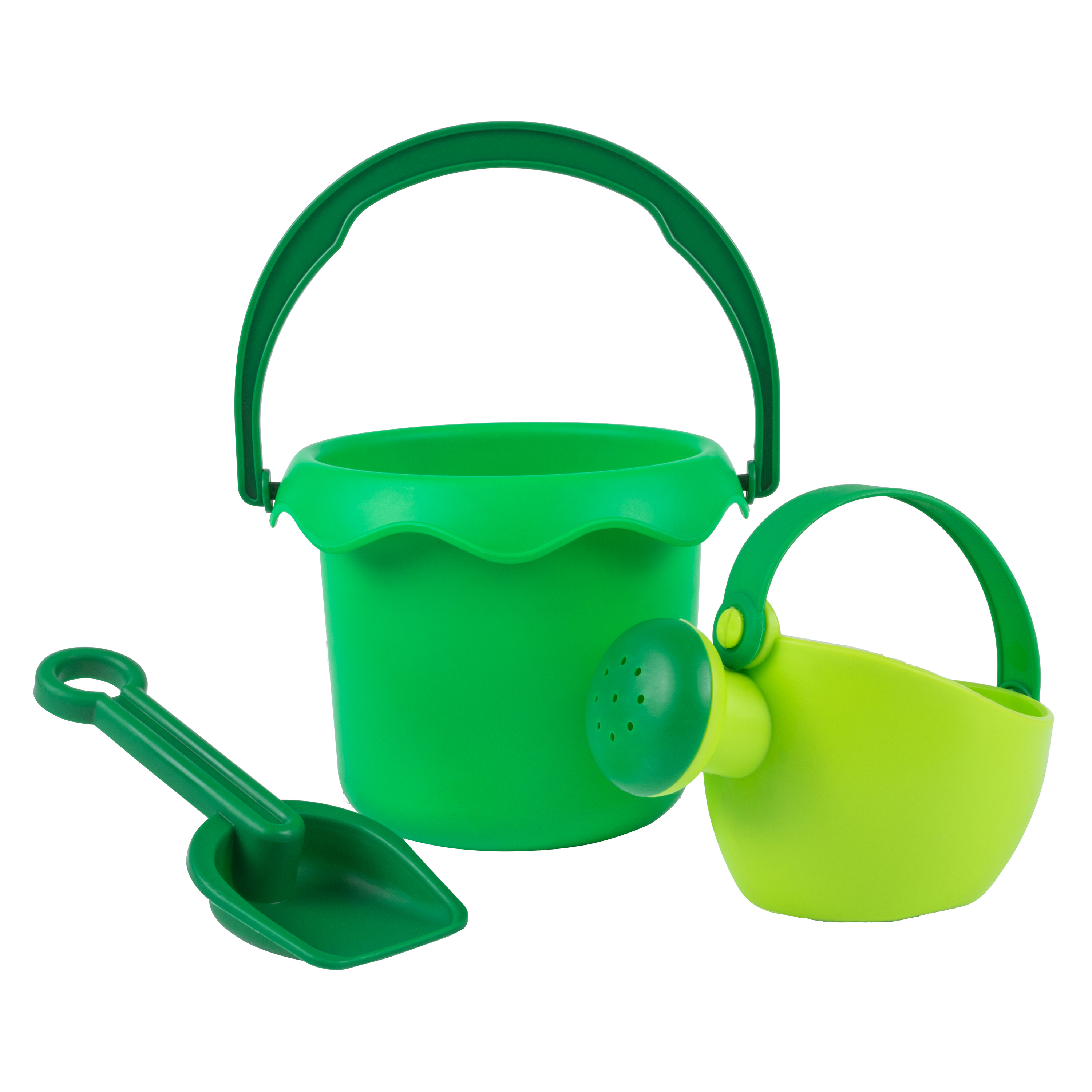 JKK Sandspielzeug-Set 'Soft' grün, 3-teilig