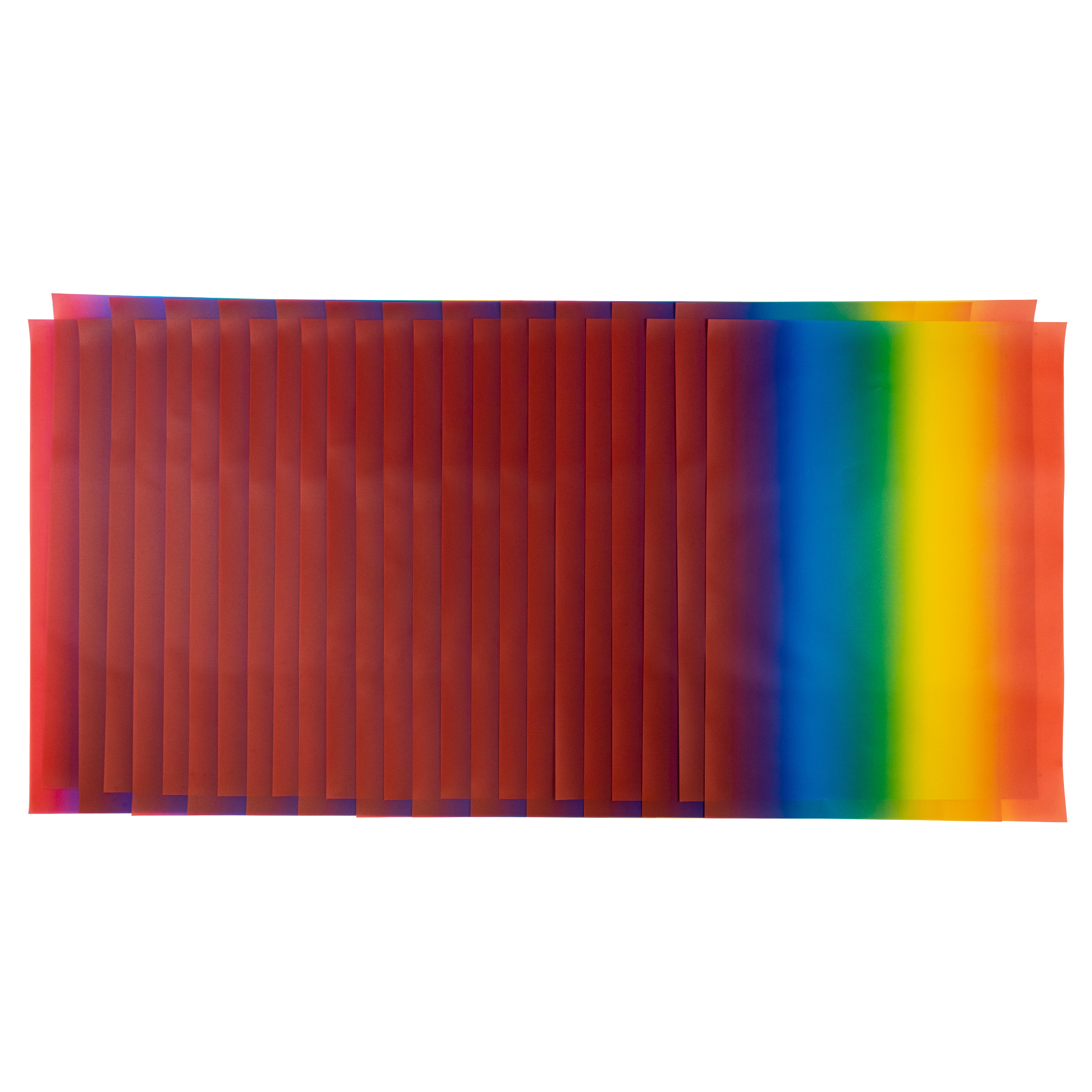 Transparentpapier Regenbogen, 25 Bögen