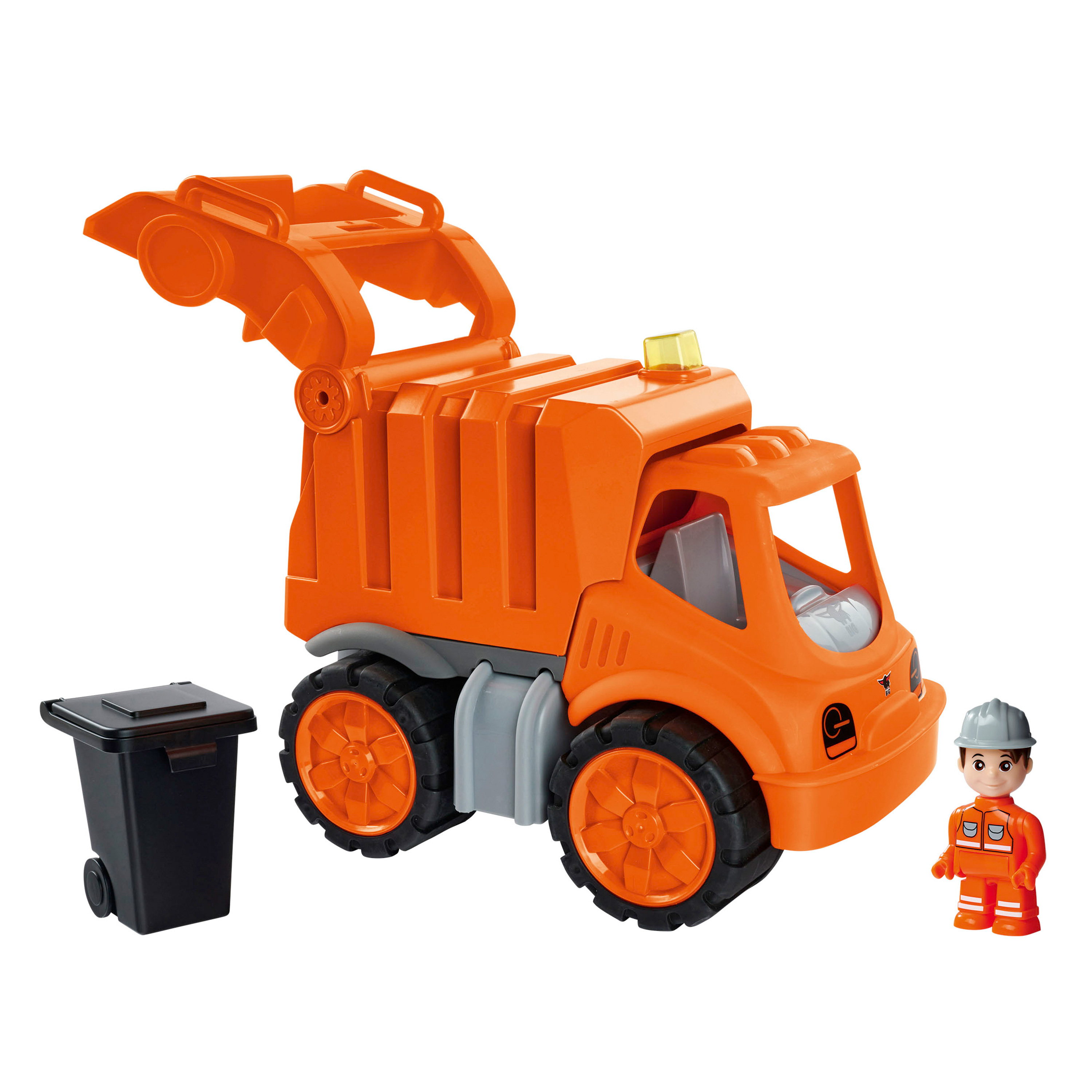 BIG Power Worker 'Müllwagen' mit Figur