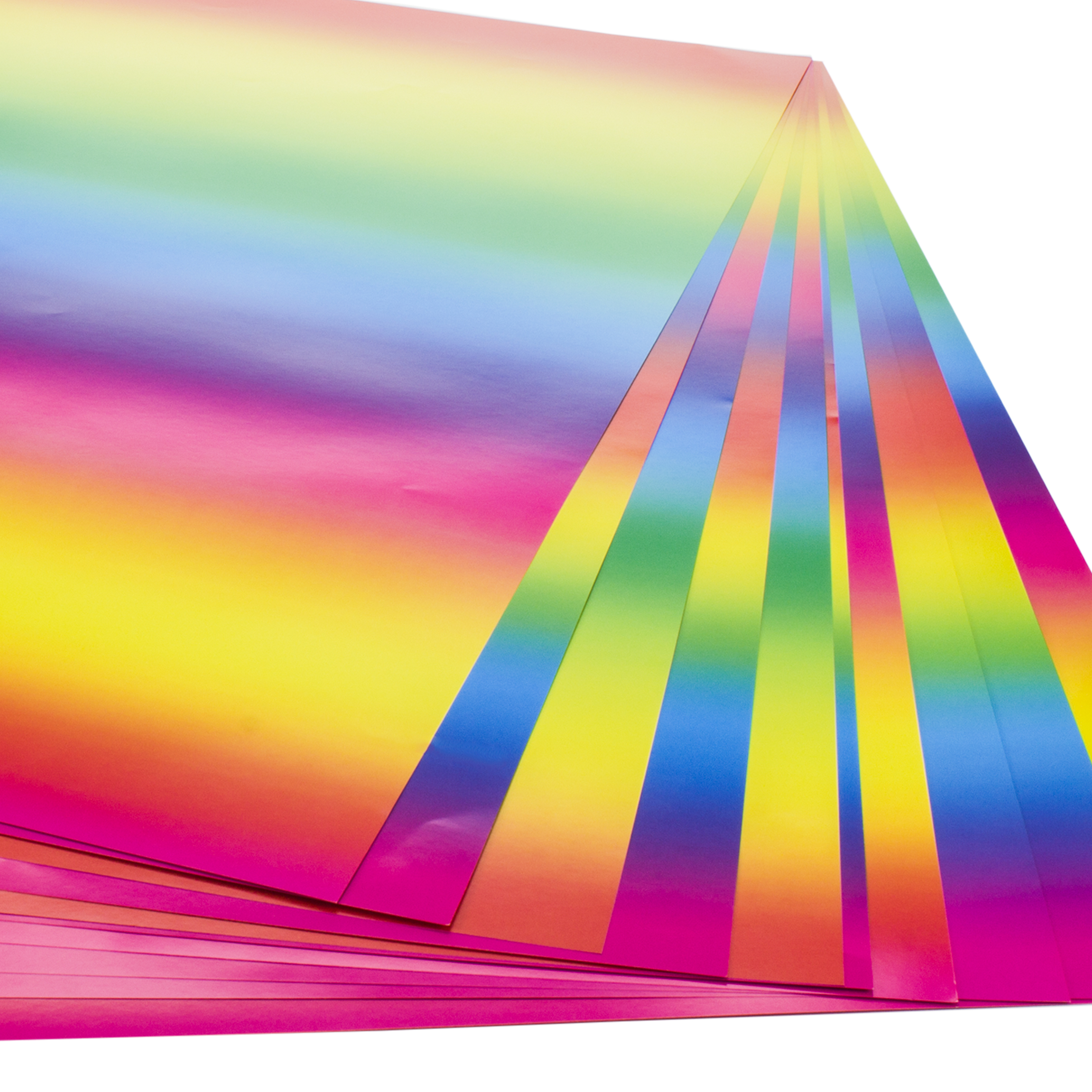 Regenbogenkarton glänzend, 200 g/m², 10 Bögen