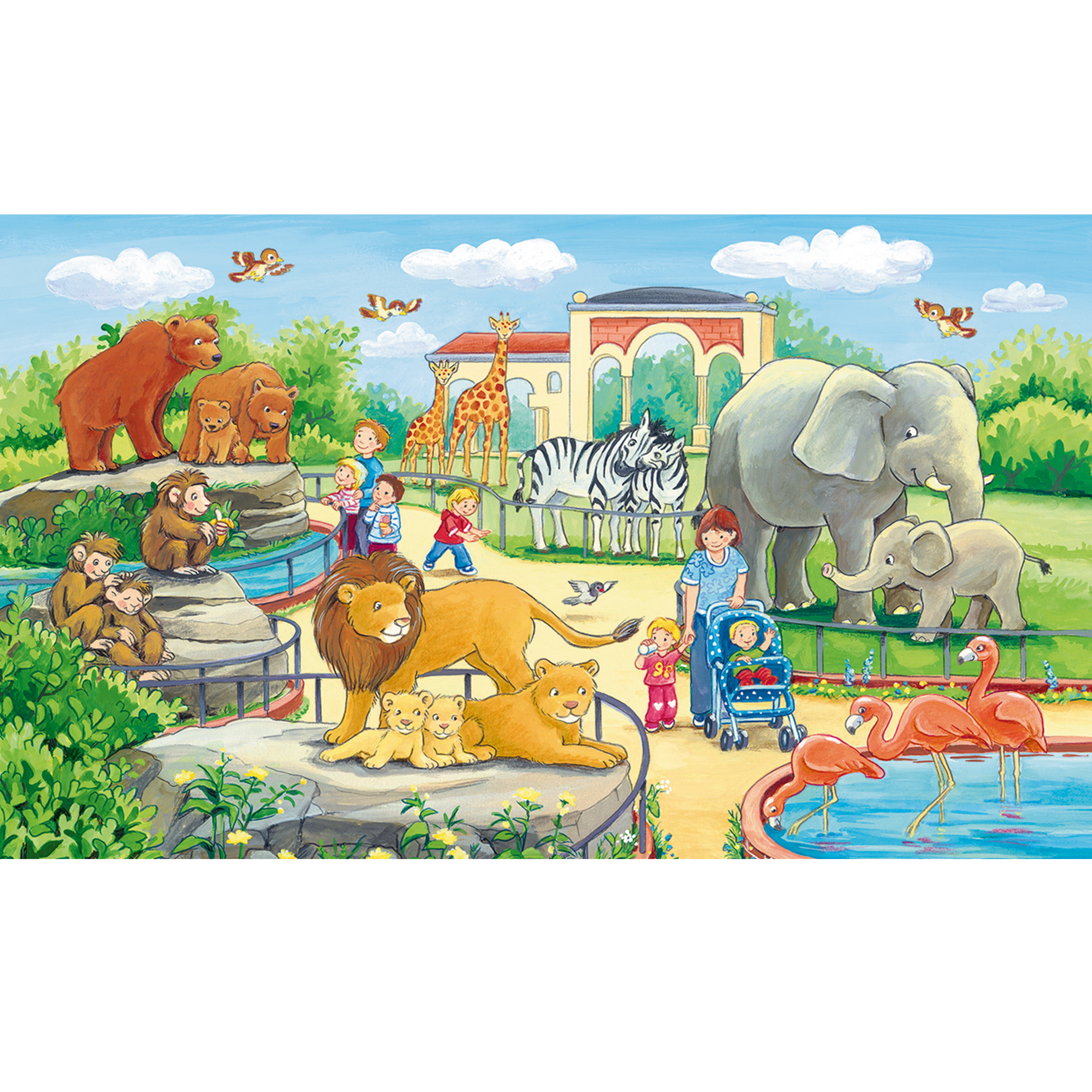 Puzzle 'Ausflug in den Zoo'