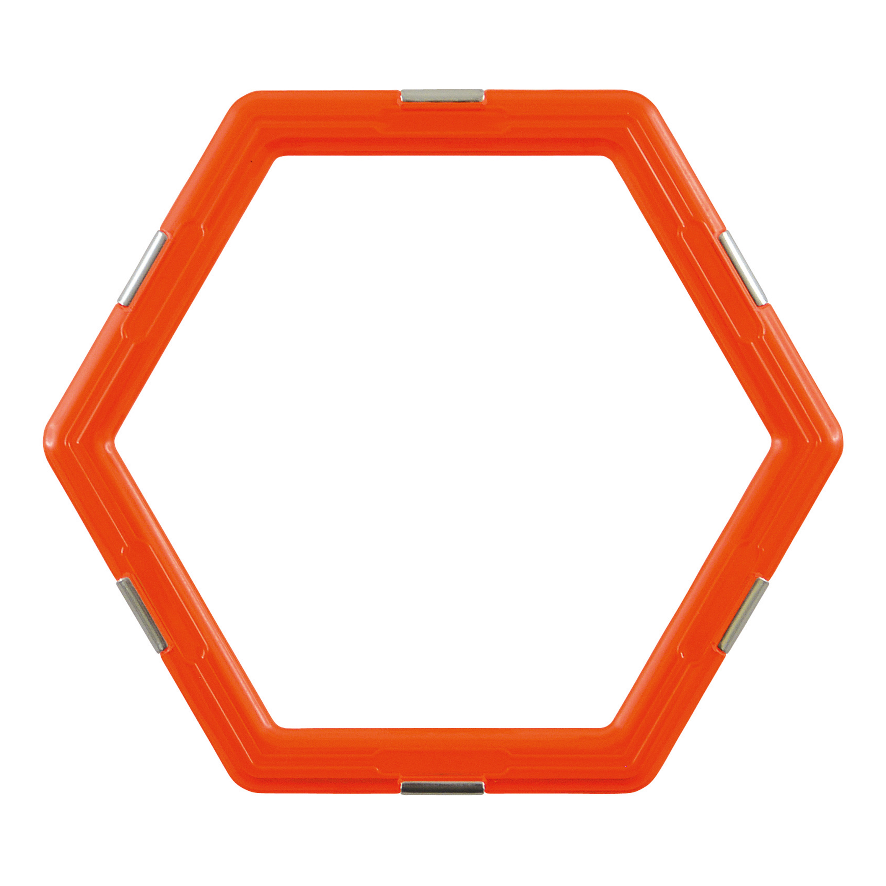 Geosmart 'Sechseck' orange, 6er-Set