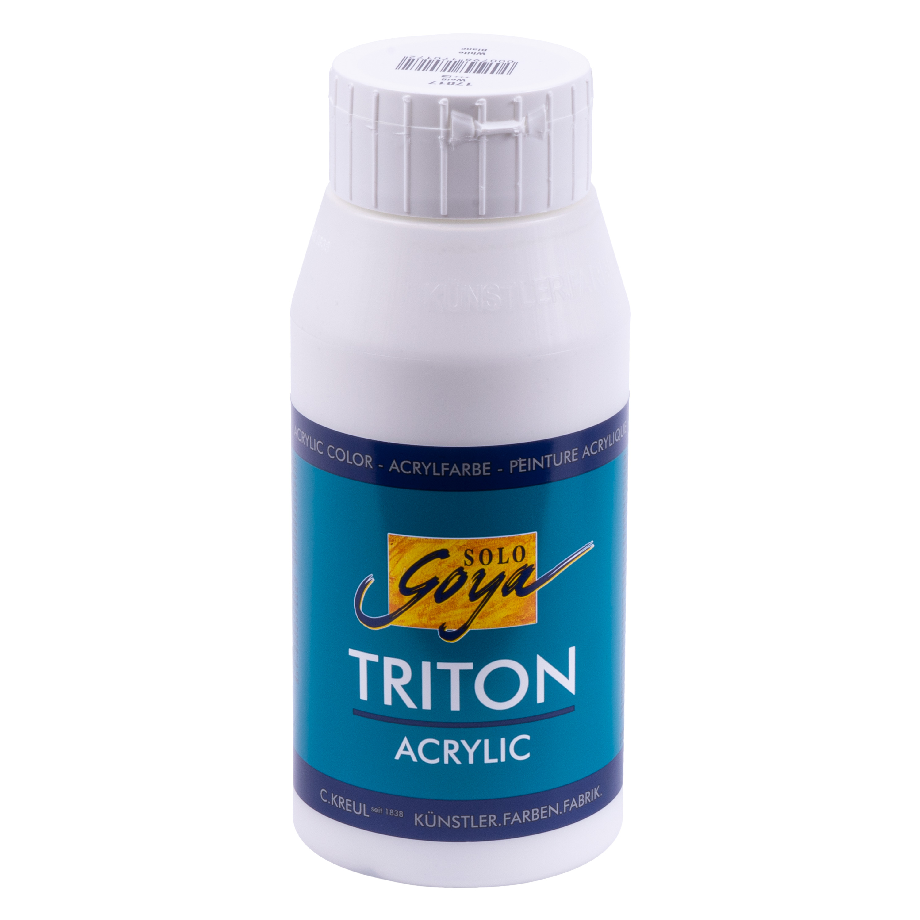 SOLO GOYA Triton Acrylfarbe, weiß, 750 ml