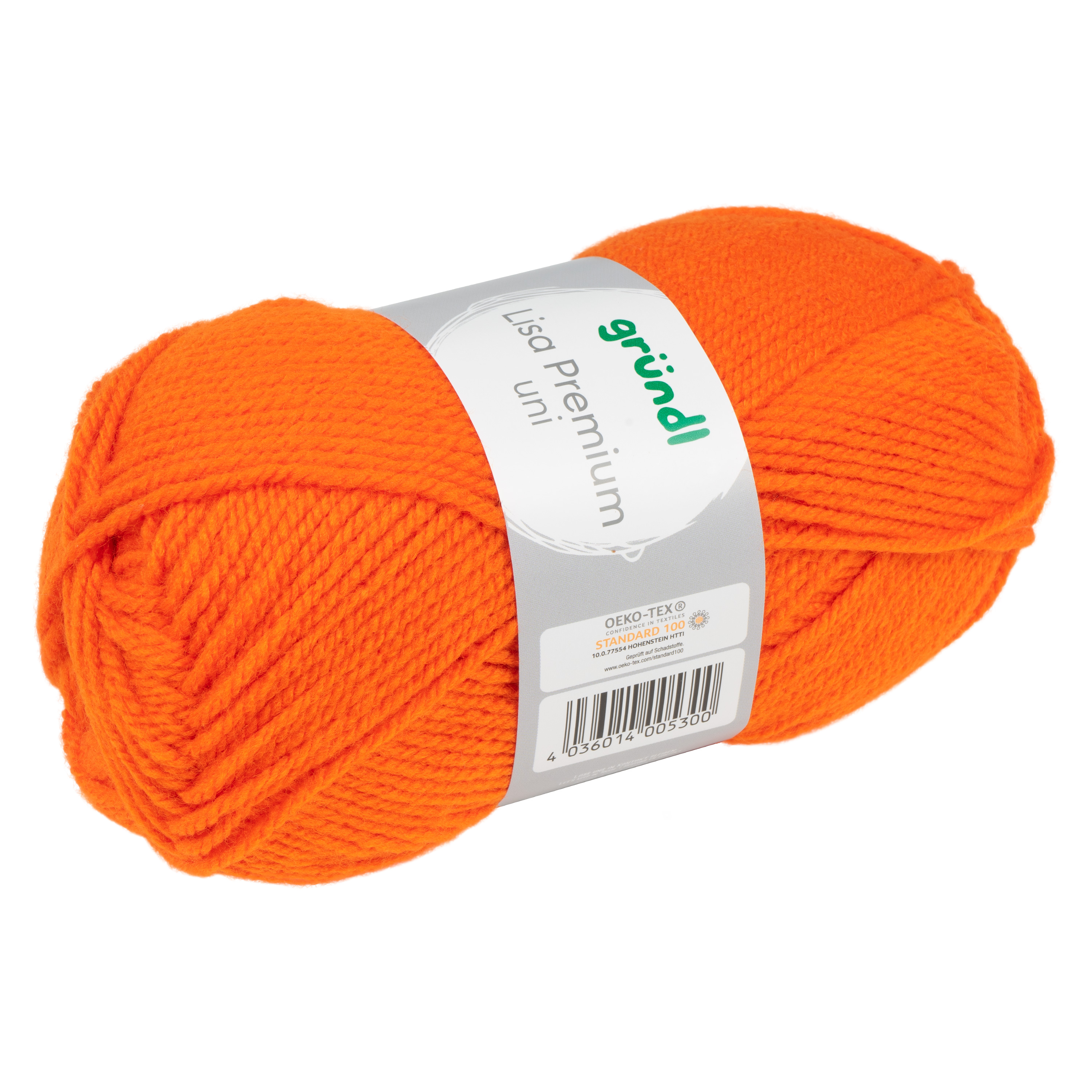 Universalwolle 'Lisa', 50 g je Knäuel, orange
