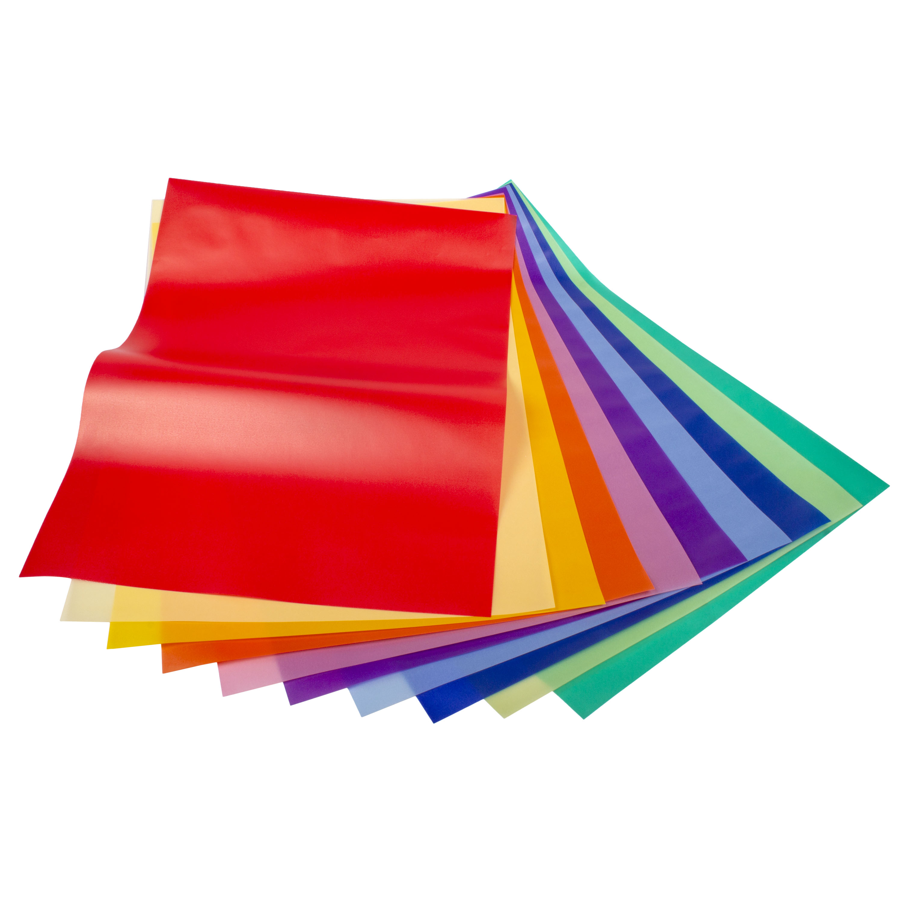Transparentpapier stark farbig sortiert, 115 g/m²