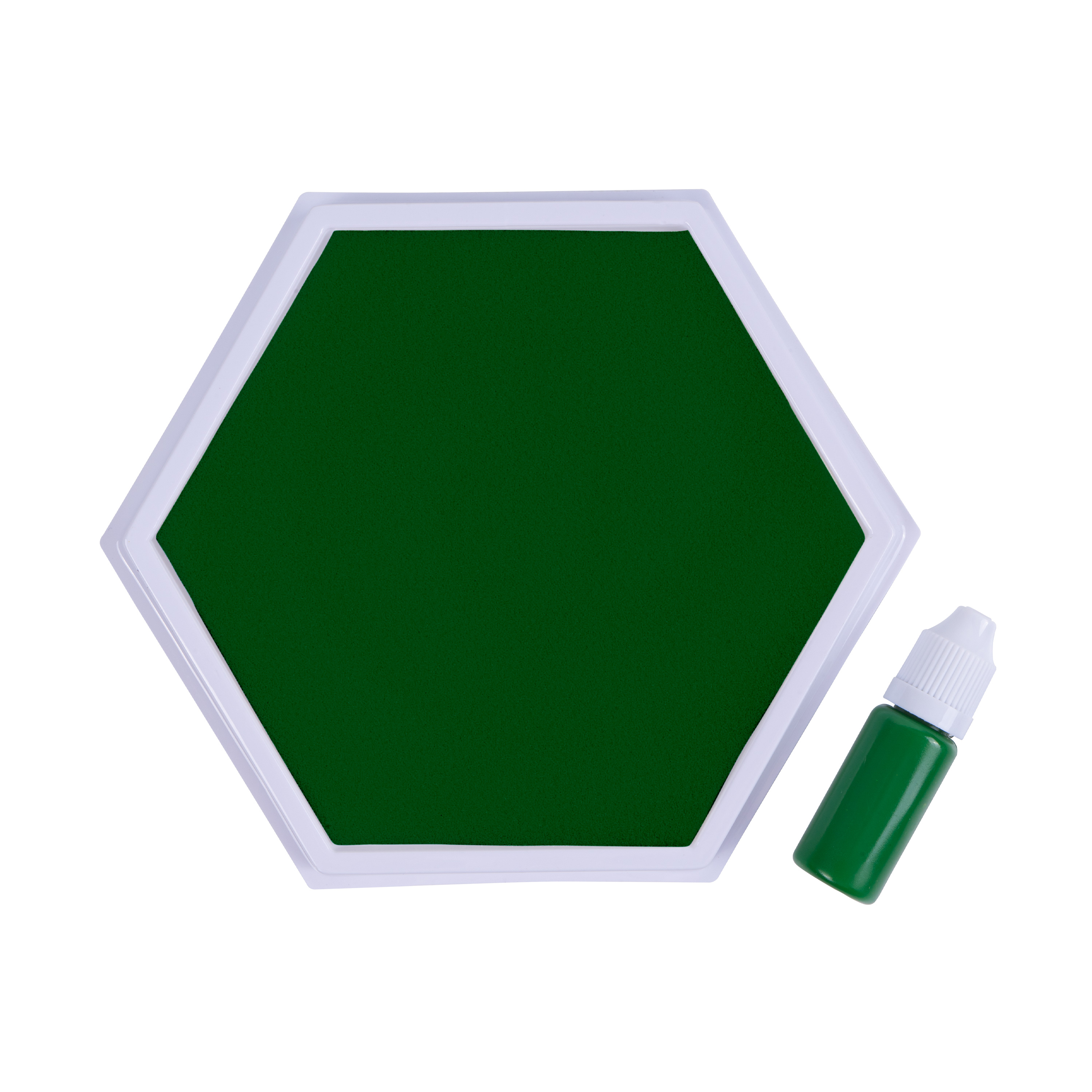 KuKiMa Mega-Stempelkissen, grün, Ø 16 cm