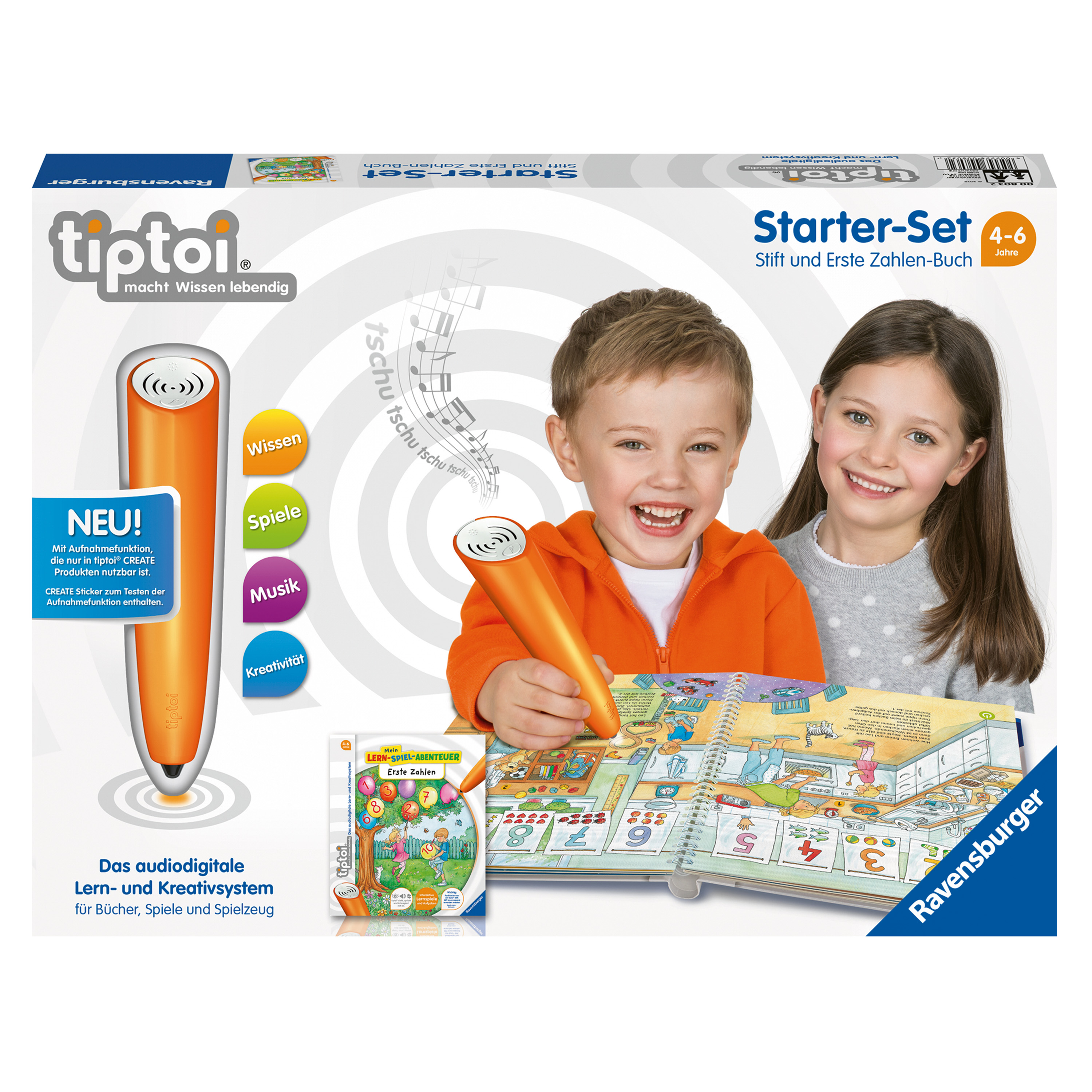 tiptoi® Starter-Set: Stift mit Bilderbuch 'Erste Zahlen'