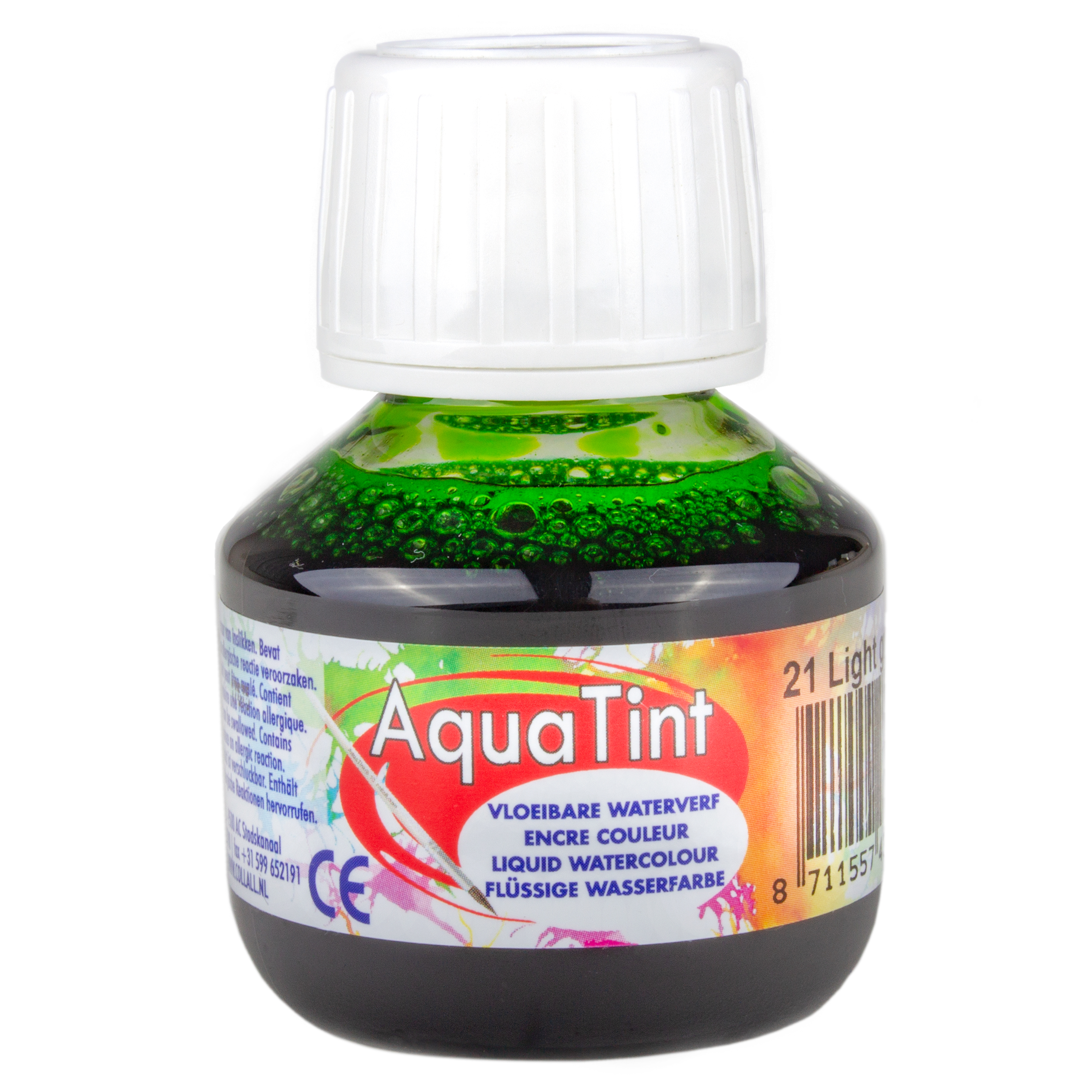 AquaTint 'hellgrün', hochwertige Pigmentierung, 50 ml