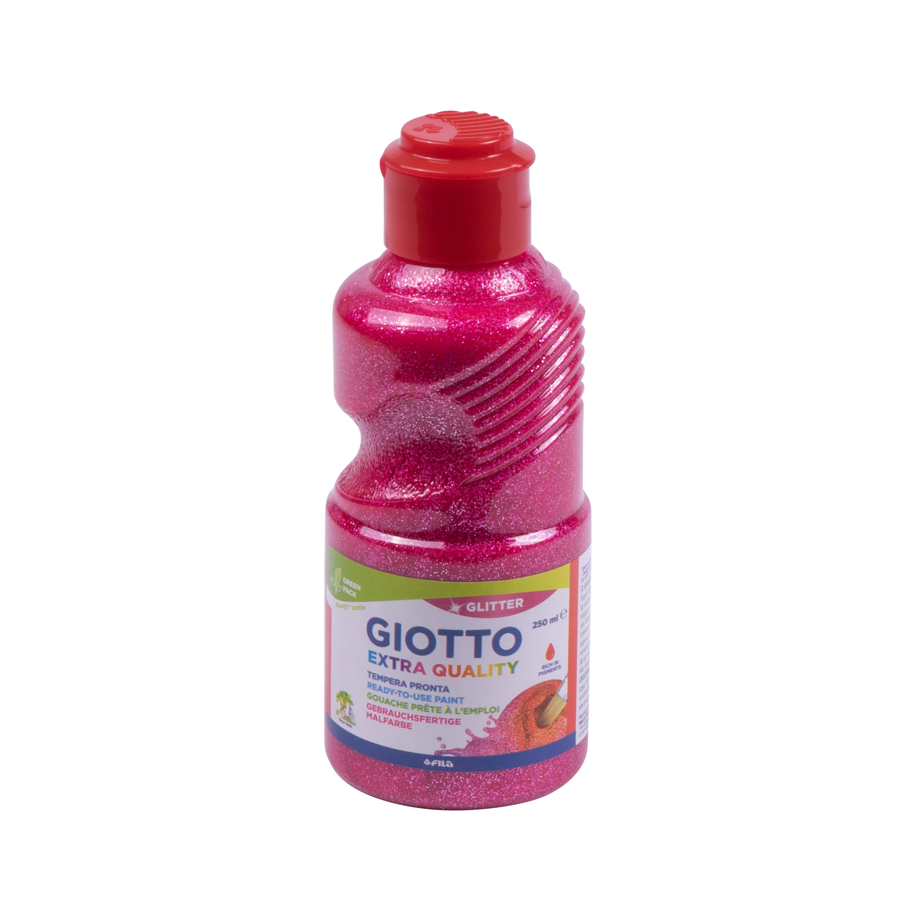 GIOTTO Glitter Paint 'pink', 250 ml je Flasche