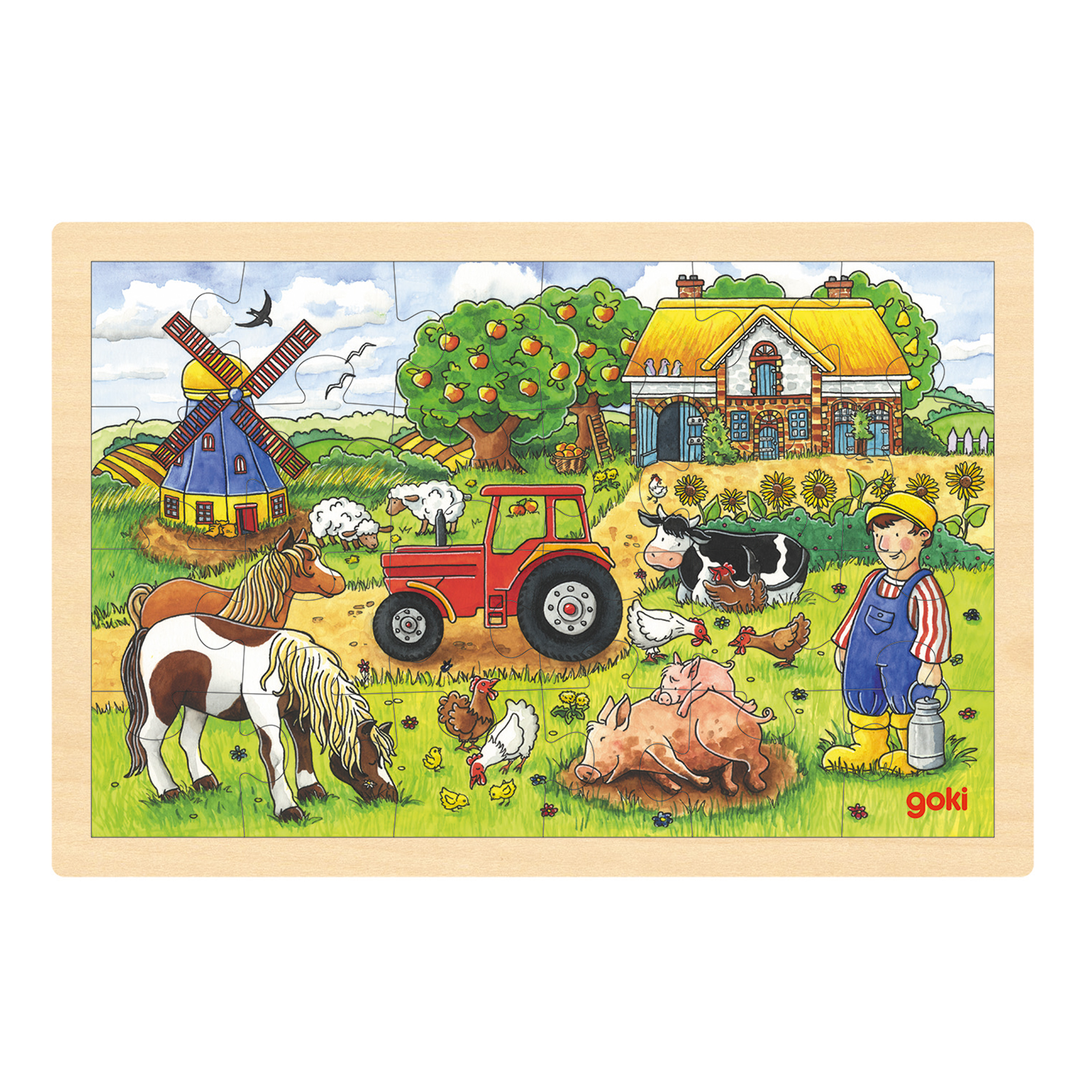 Rahmenpuzzle 'Bauernhof'