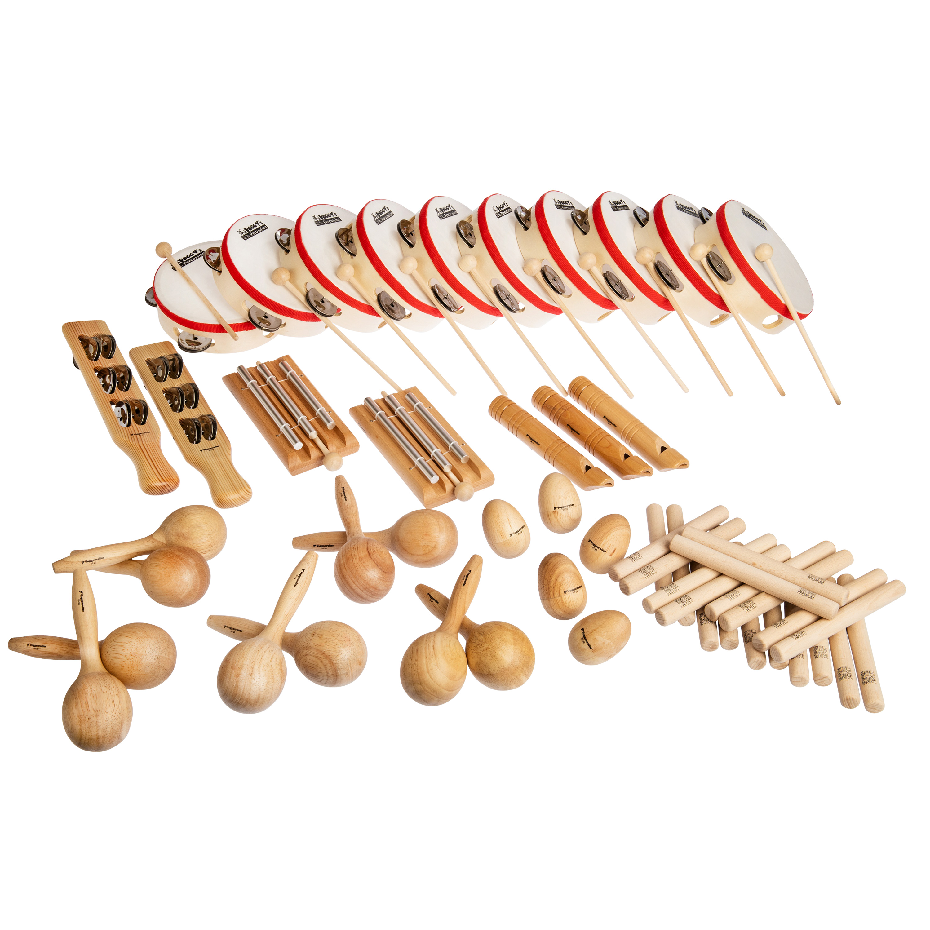Holz-Percussion-Set für den Kindergarten