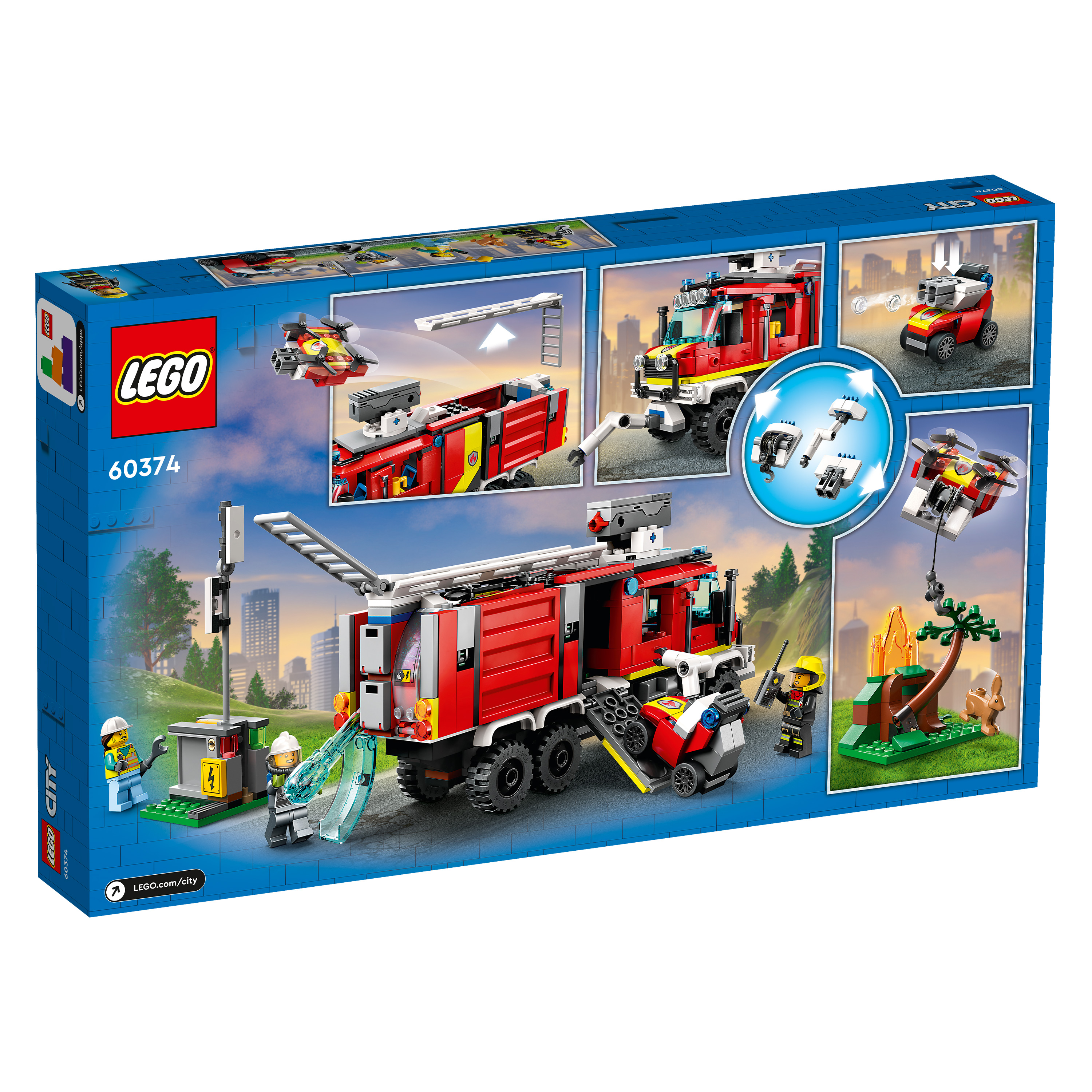 LEGO® CITY 60374 Einsatzleitwagen der Feuerwehr