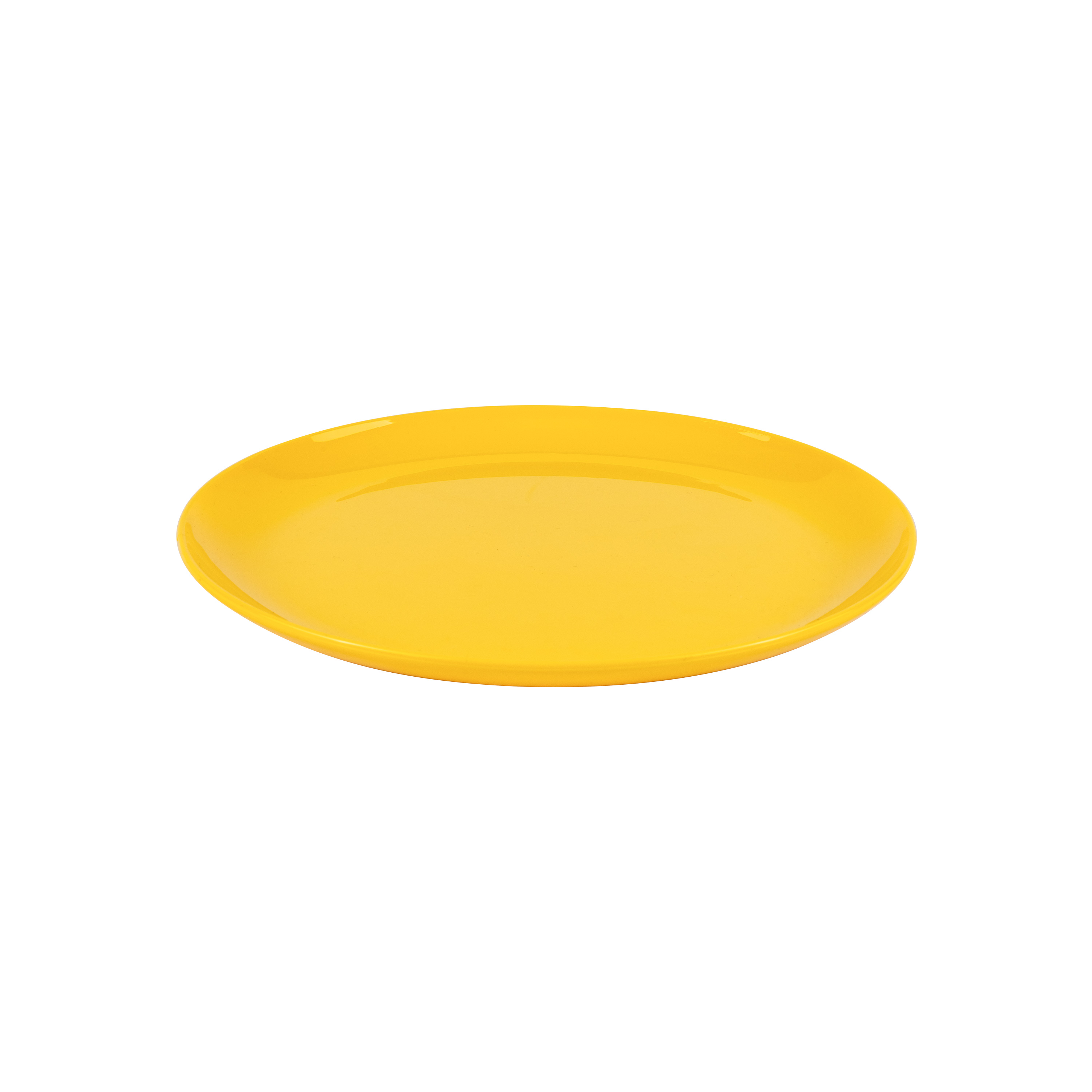 Kleiner flacher Teller (PC), Ø 19 cm, gelb