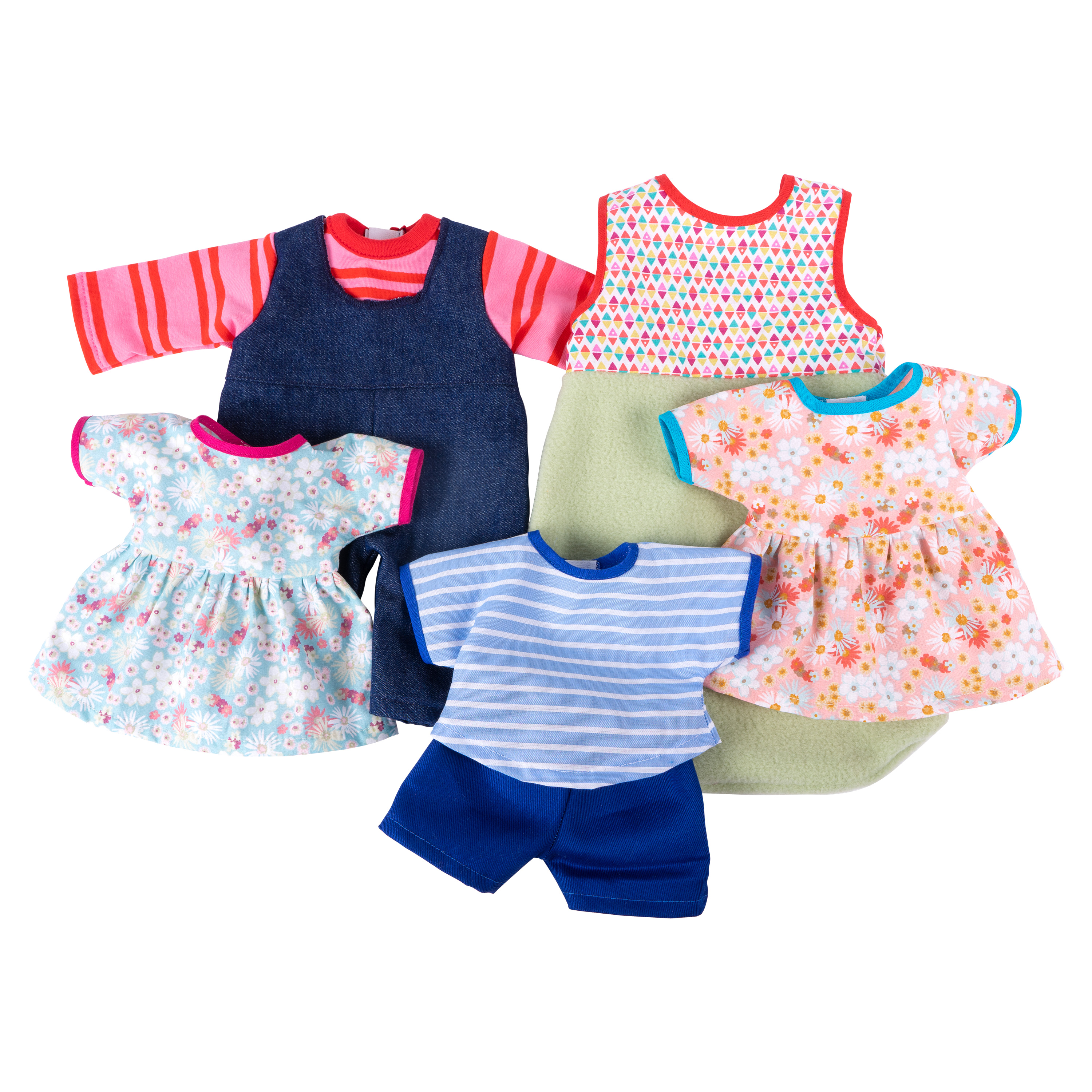 Schwenk Puppenkleidungs-Set Gr. 32, 5 Outfits