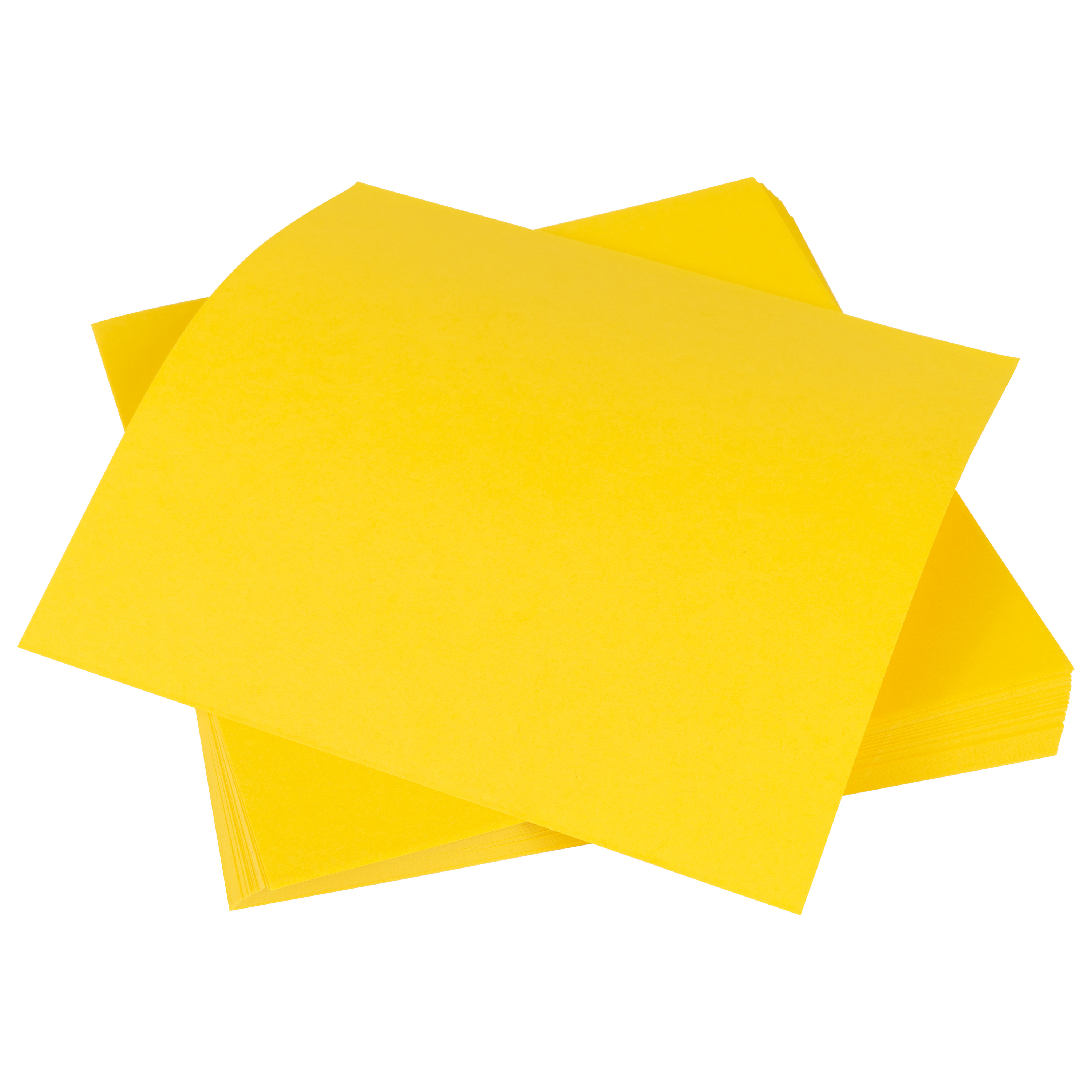 Origami Faltblätter 'Uni Intensiv', 15 x 15 cm, gelb