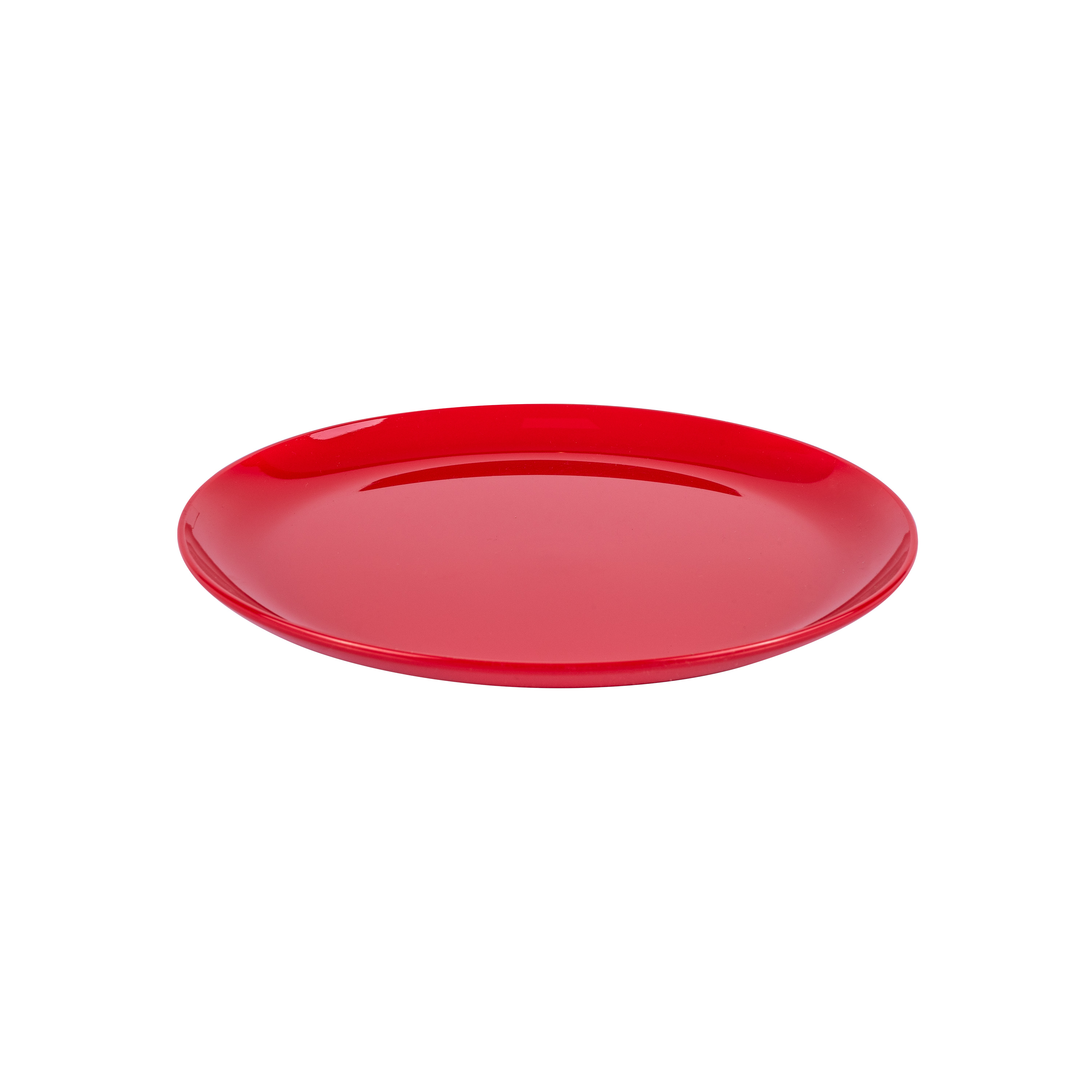 Kleiner flacher Teller (PC), Ø 19 cm, rot
