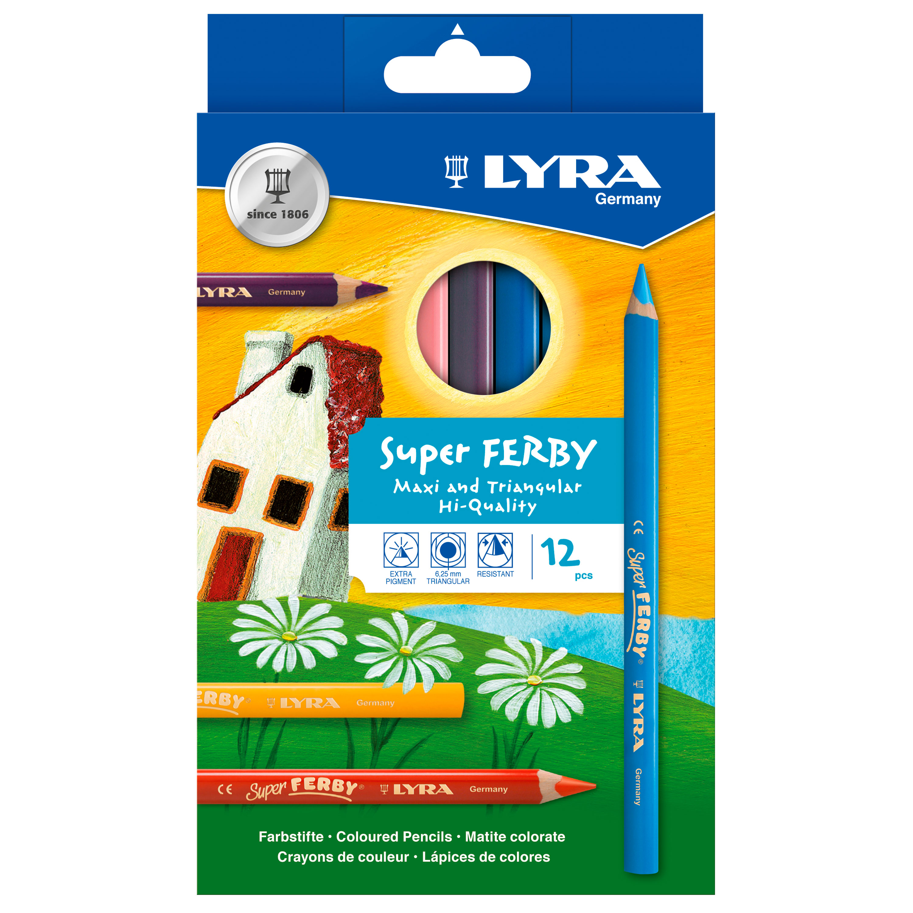 LYRA Super Ferby '12er-Set Farbstifte sortiert'