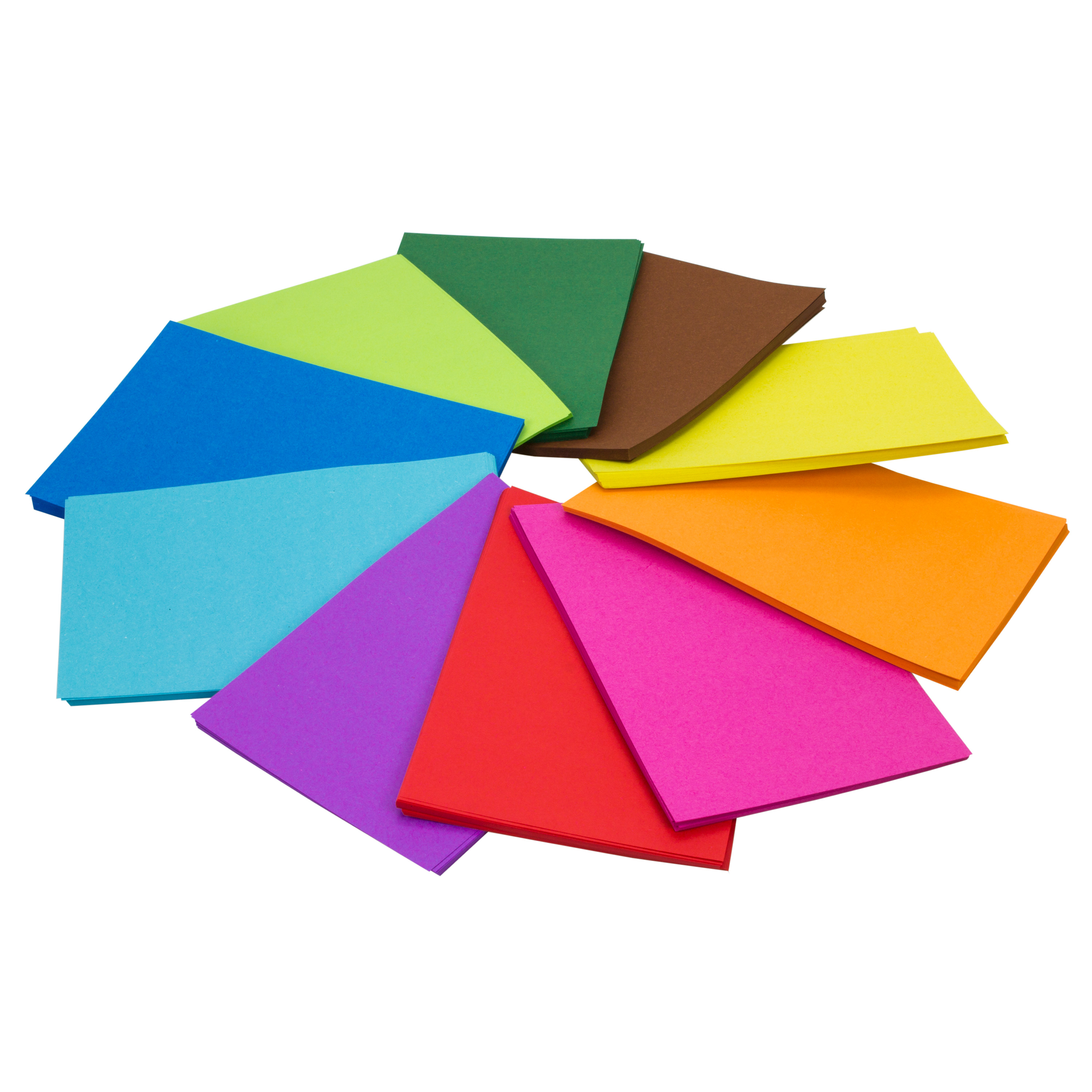 Origami Faltblätter Classic, 10 Farben, 10 x 15 cm