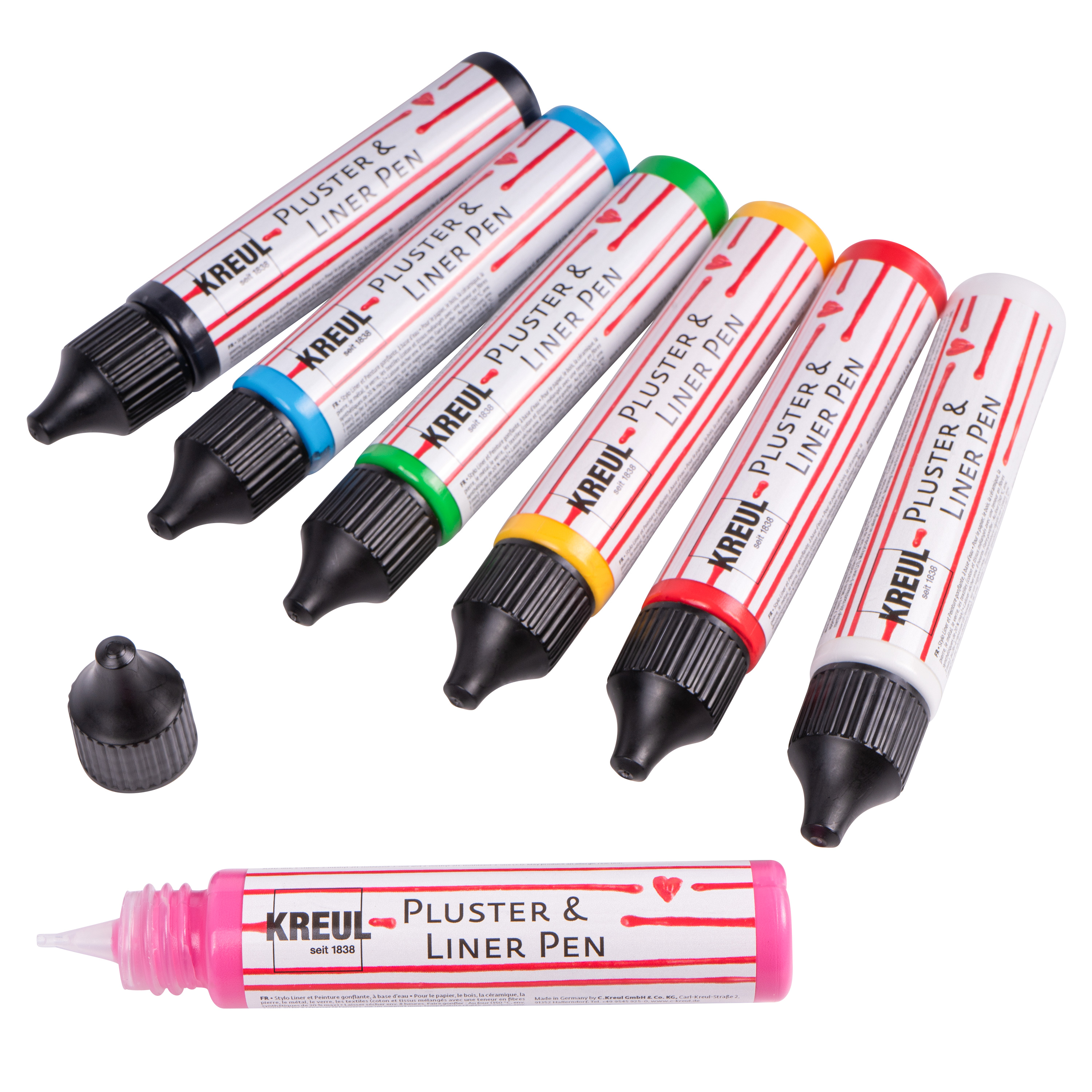 KREUL Pluster & Liner Pen, 29 ml, in Einzelfarben