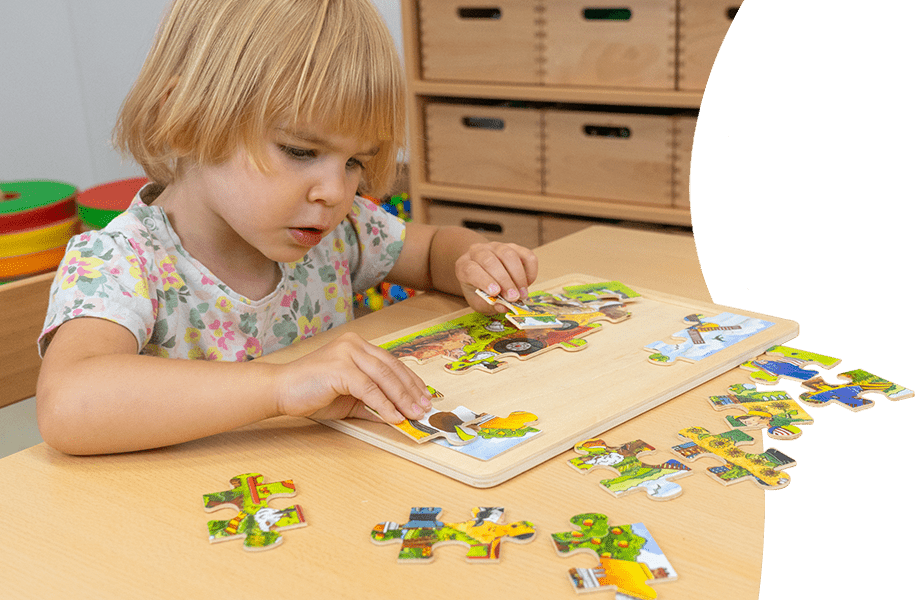 Rahmenpuzzle  ähnlich wie Holzpuzzle für Kinder