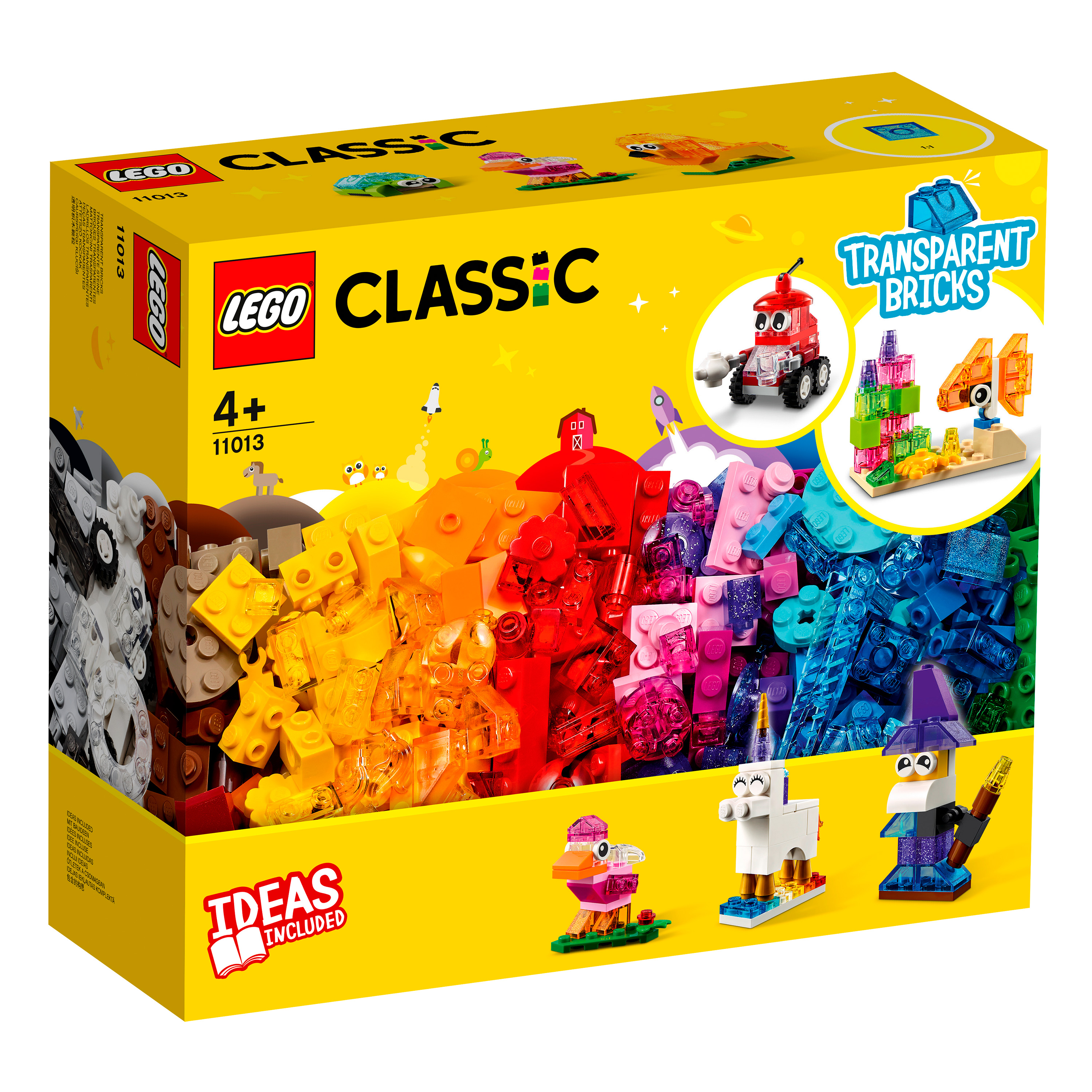 LEGO® Classic 11013 Kreativ-Bauset m. durchsichtigen Steinen