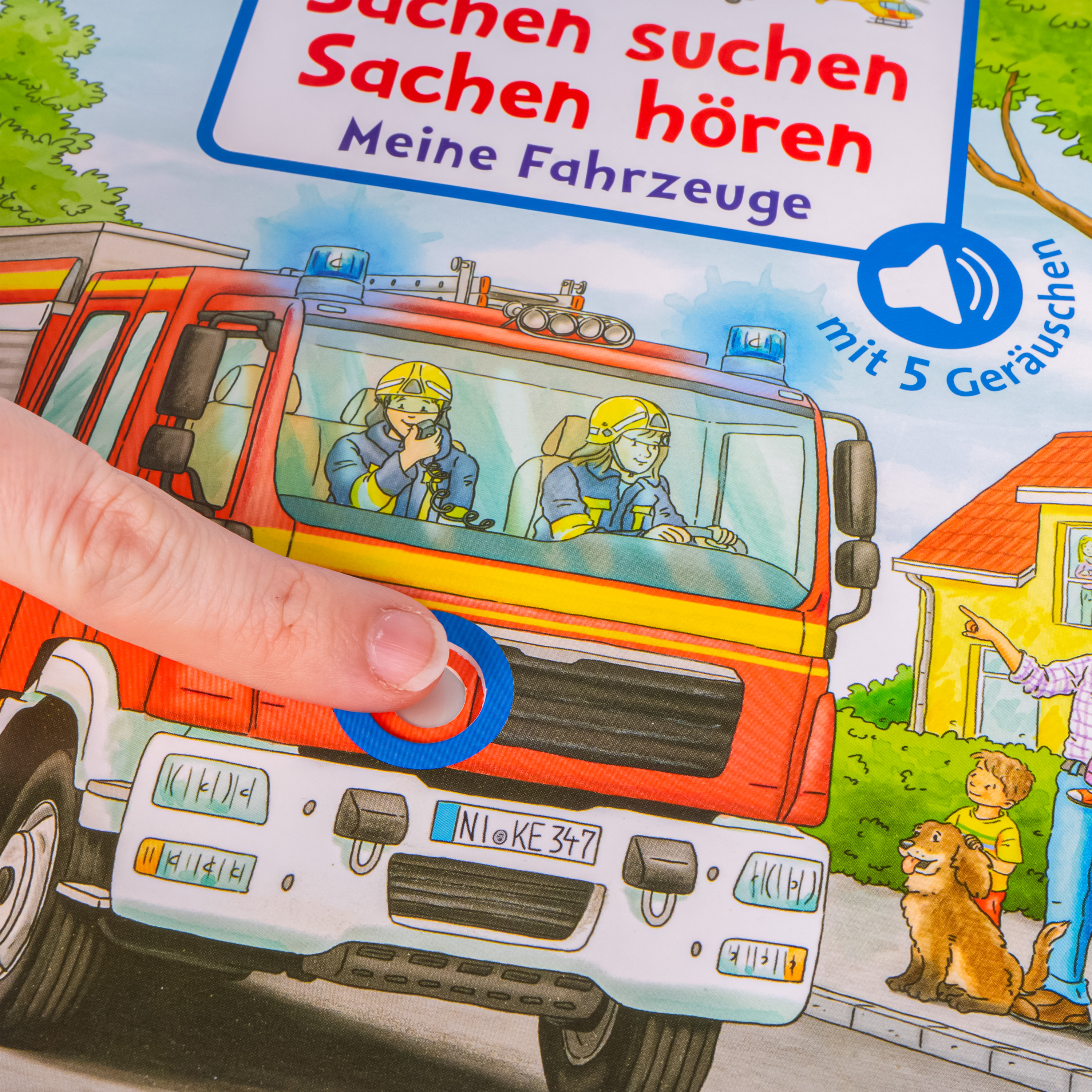 Wimmelbuch 'Sachen suchen, Sachen hören: Meine Fahrzeuge'
