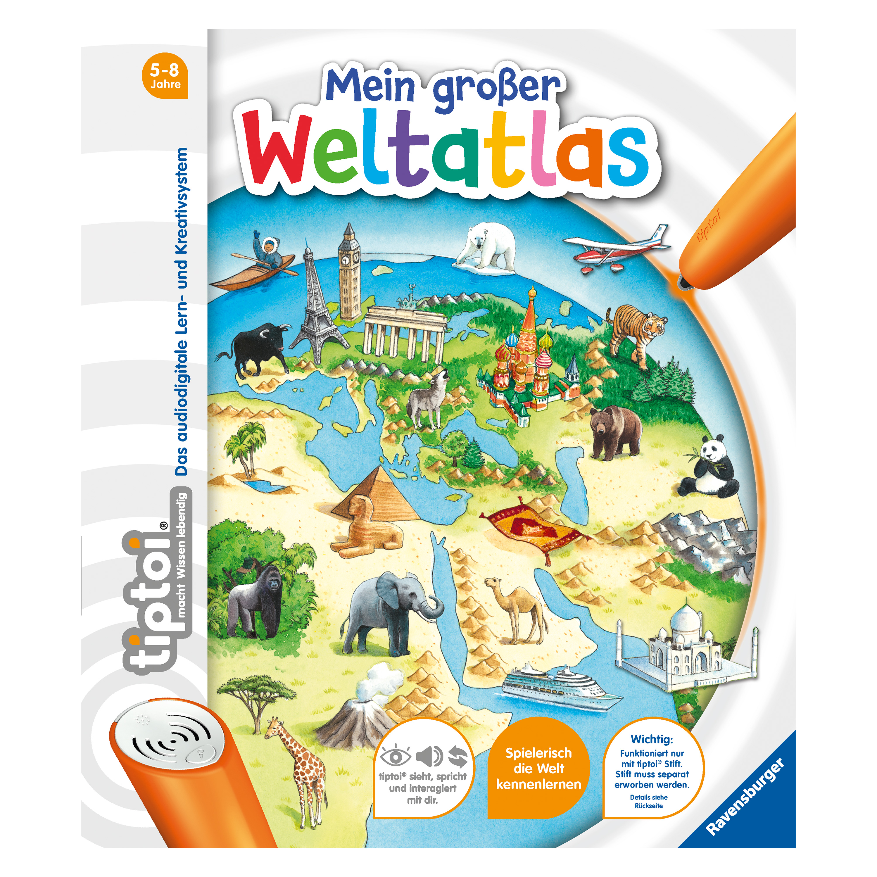 tiptoi® Sachbuch 'Mein großer Weltatlas'