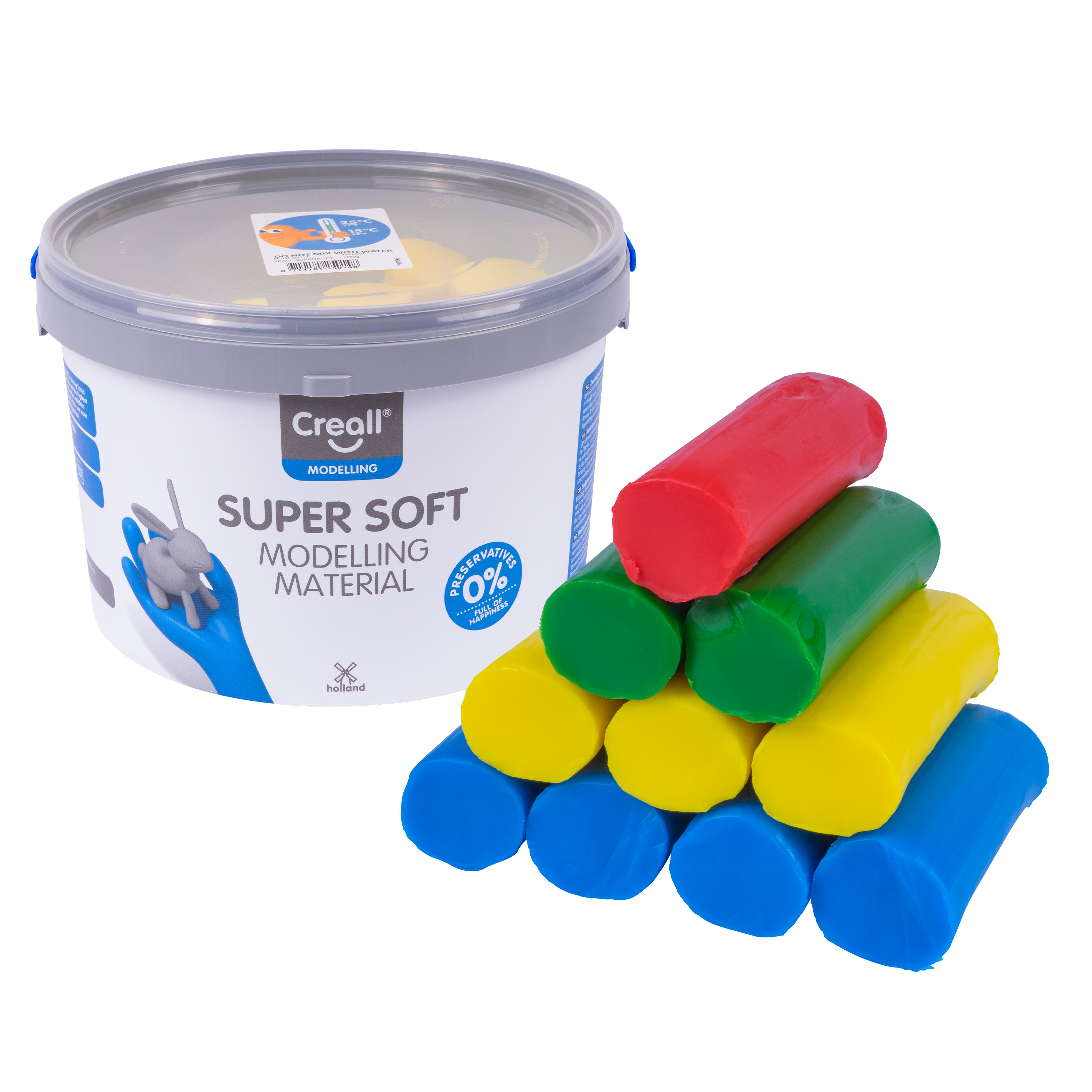 Creall Super Soft Modelliermasse, in Einzelfarben