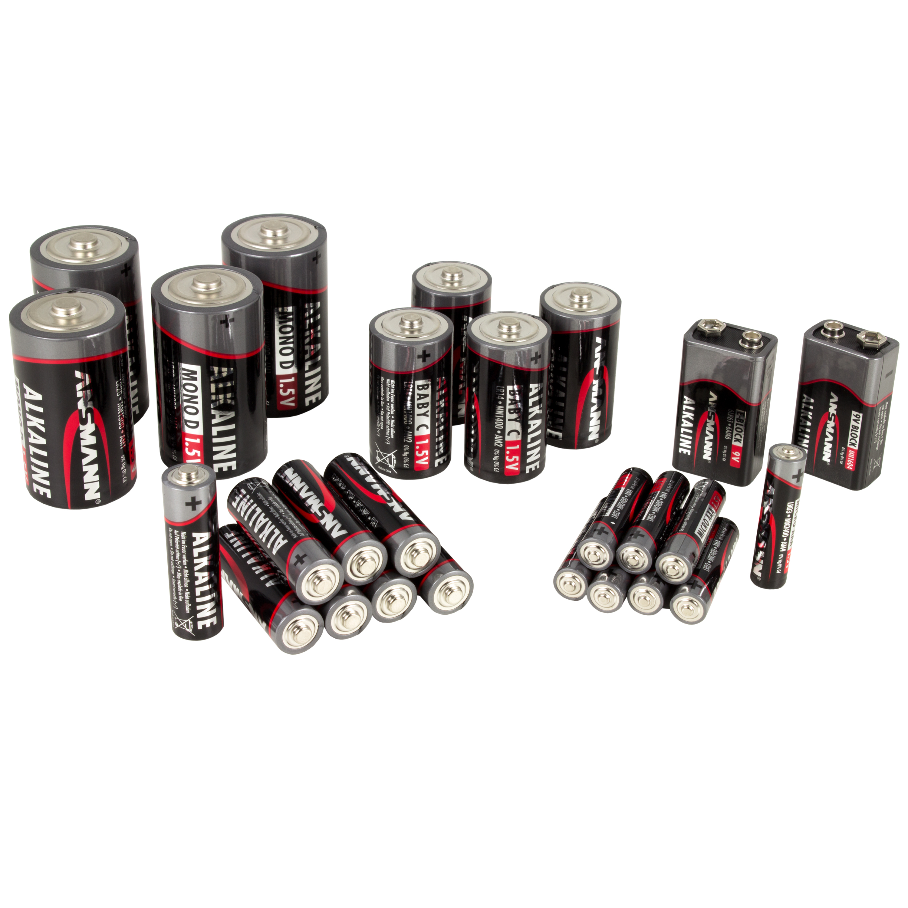 Ansmann RED Alkaline-Batterie 'Mono' 4er-Pack