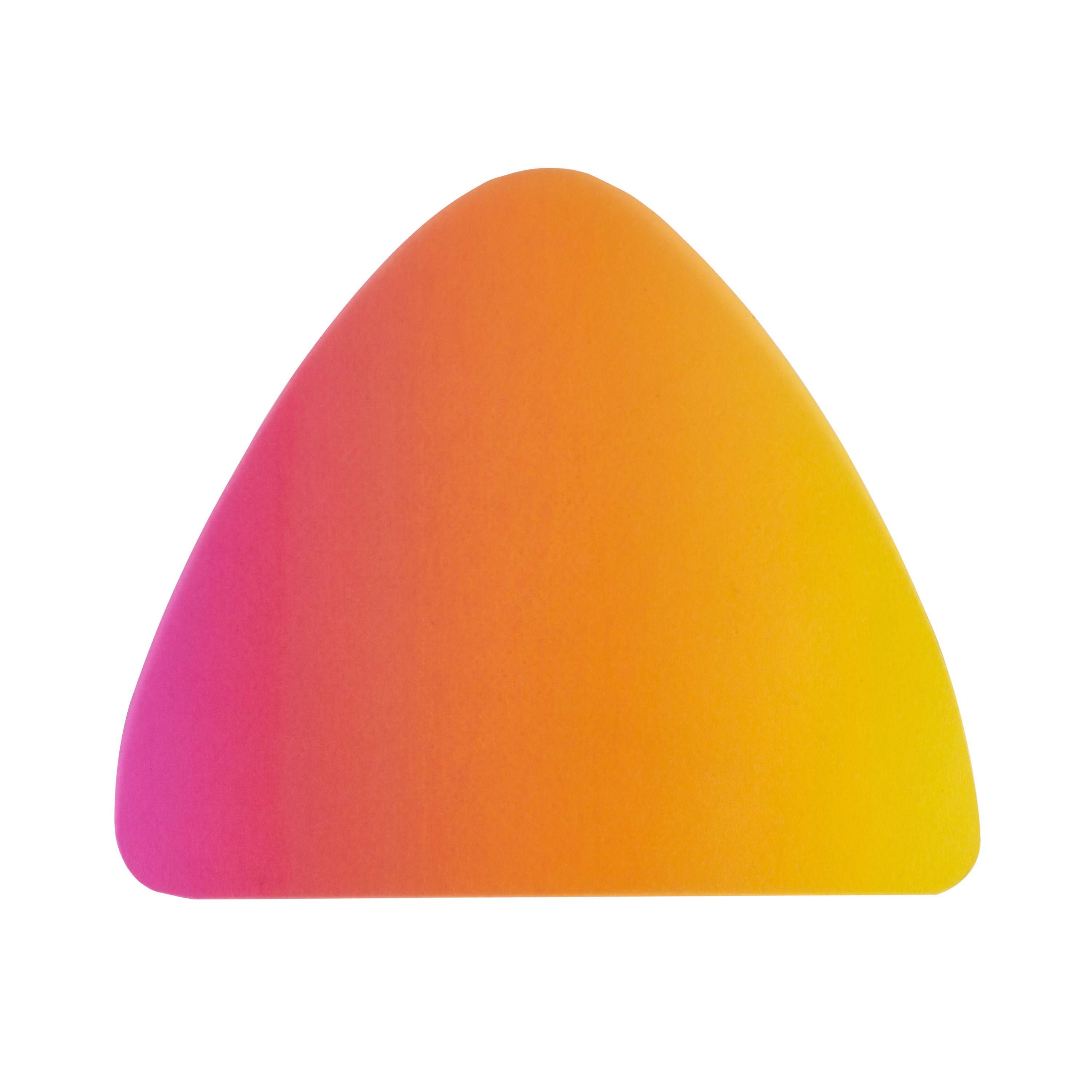 Laternenzuschnitte 'Regenbogen Punkte' für Triangel H: 17 cm