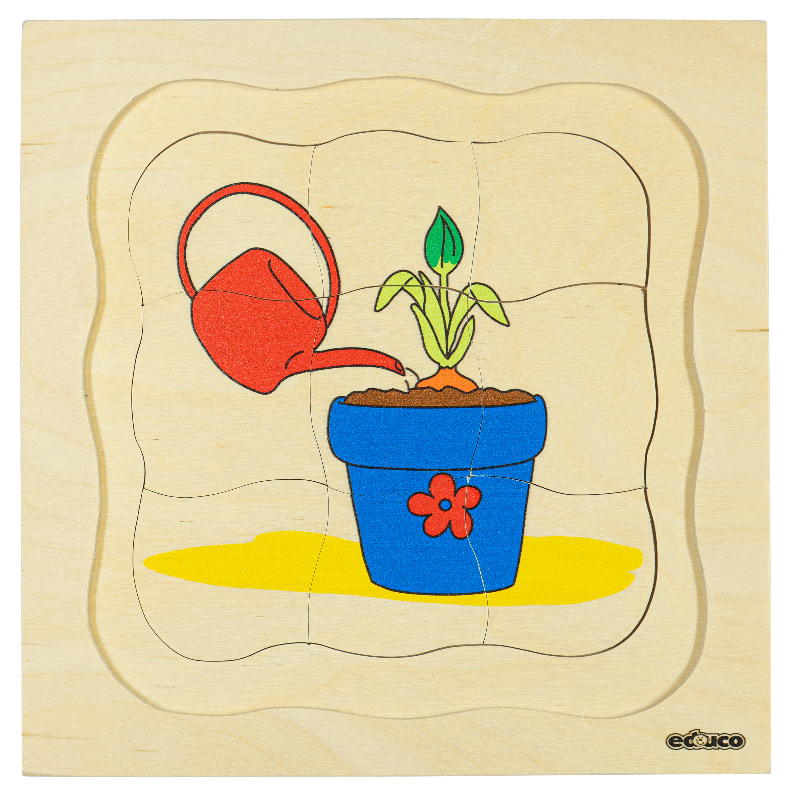 Wachstums-Lagen-Puzzle 'Tulpe'