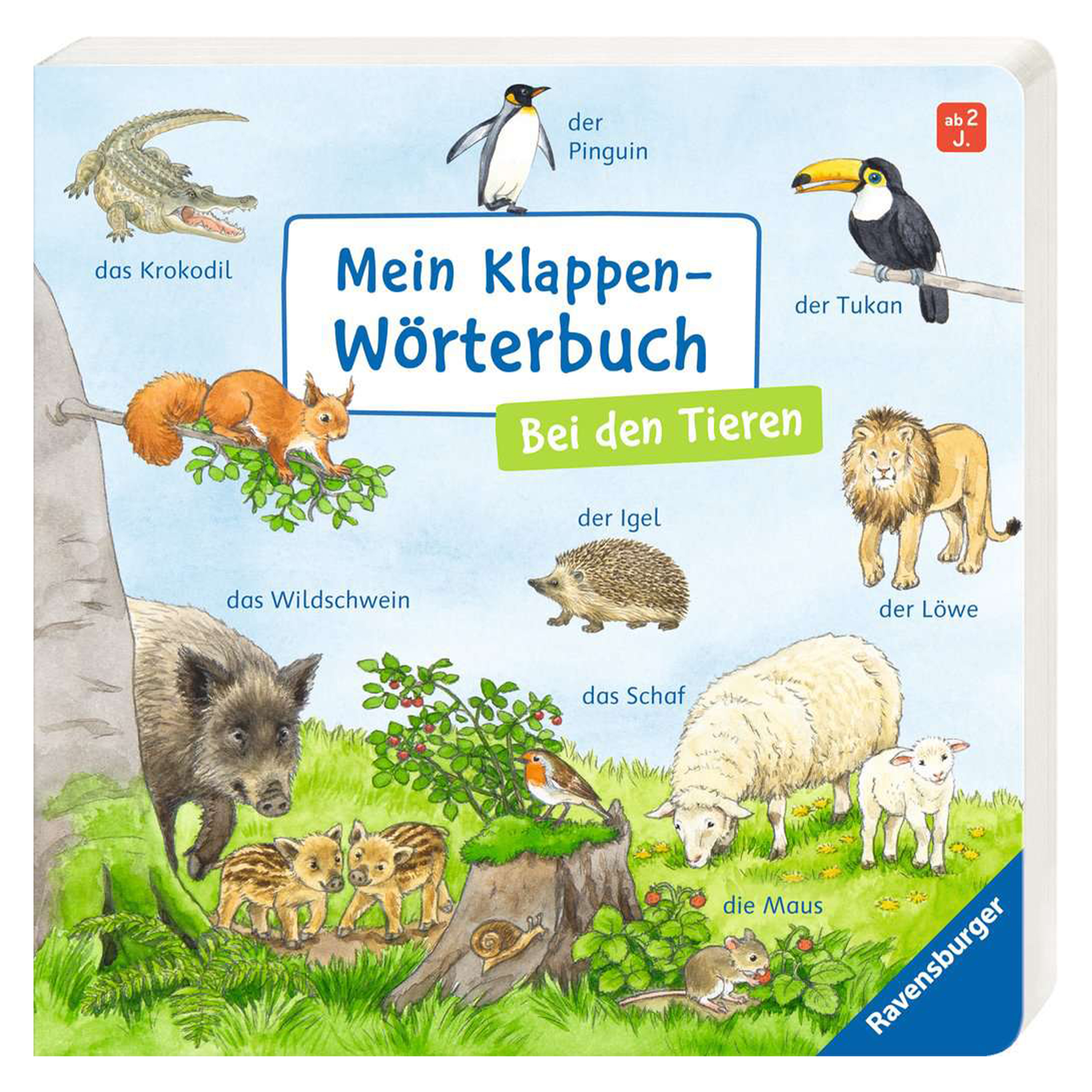 Ravensburger Mein Klappen-Wörterbuch 'Bei den Tieren'