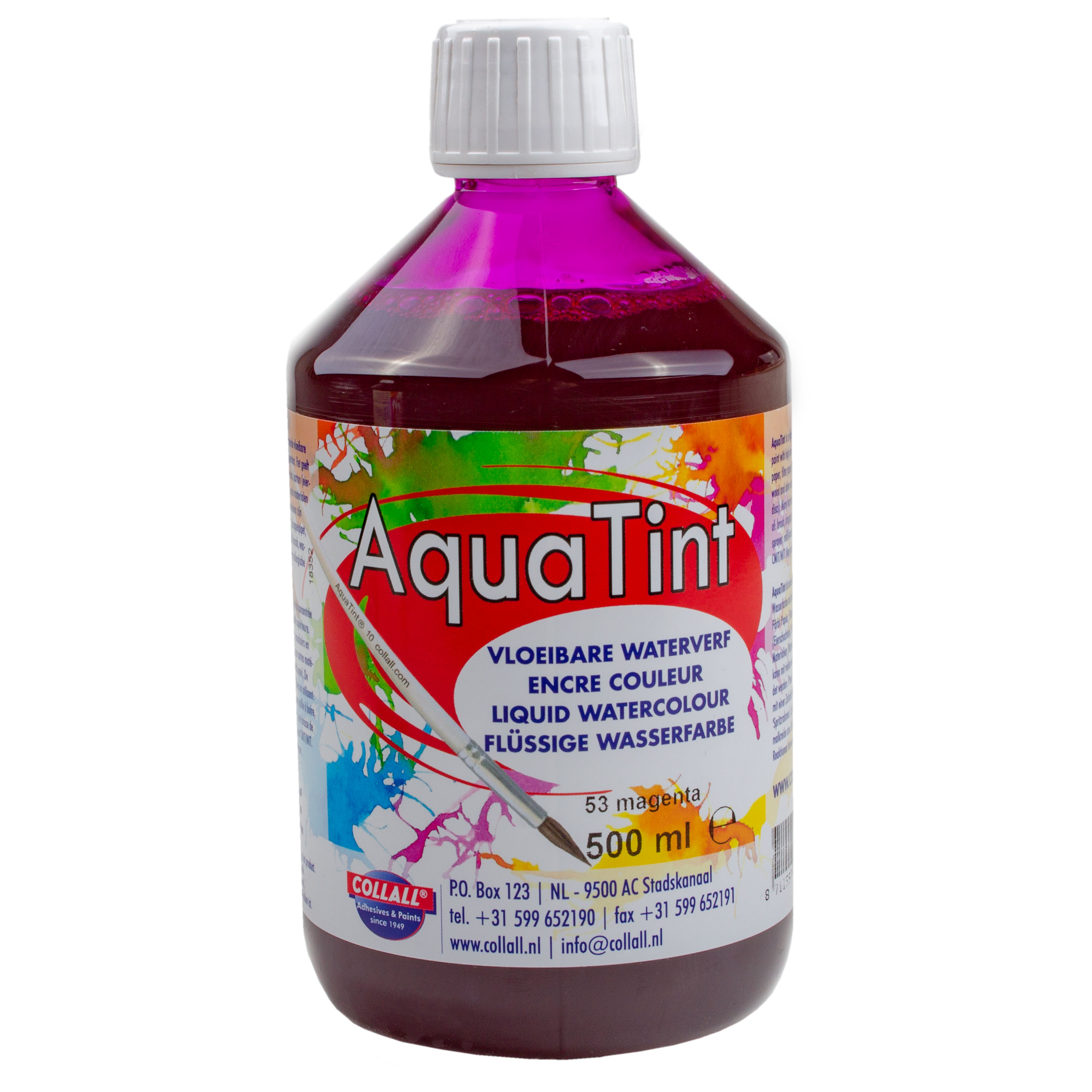 AquaTint 'pink', hochwertige Pigmentierung, 500 ml