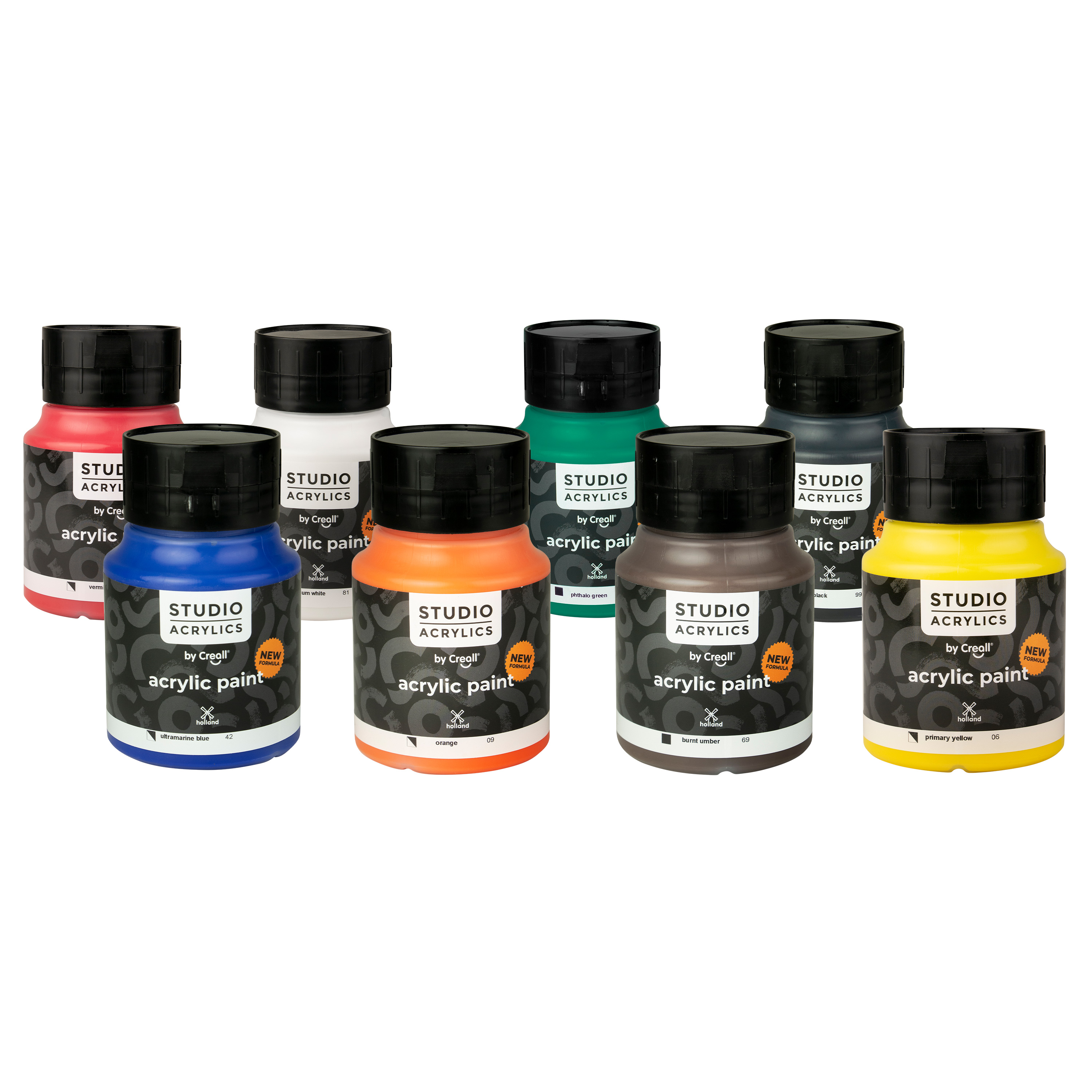 Acrylfarbe, 500 ml, verschiedene Einzelfarben
