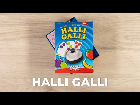 Halli Galli Reaktionsspiel mit Glocke